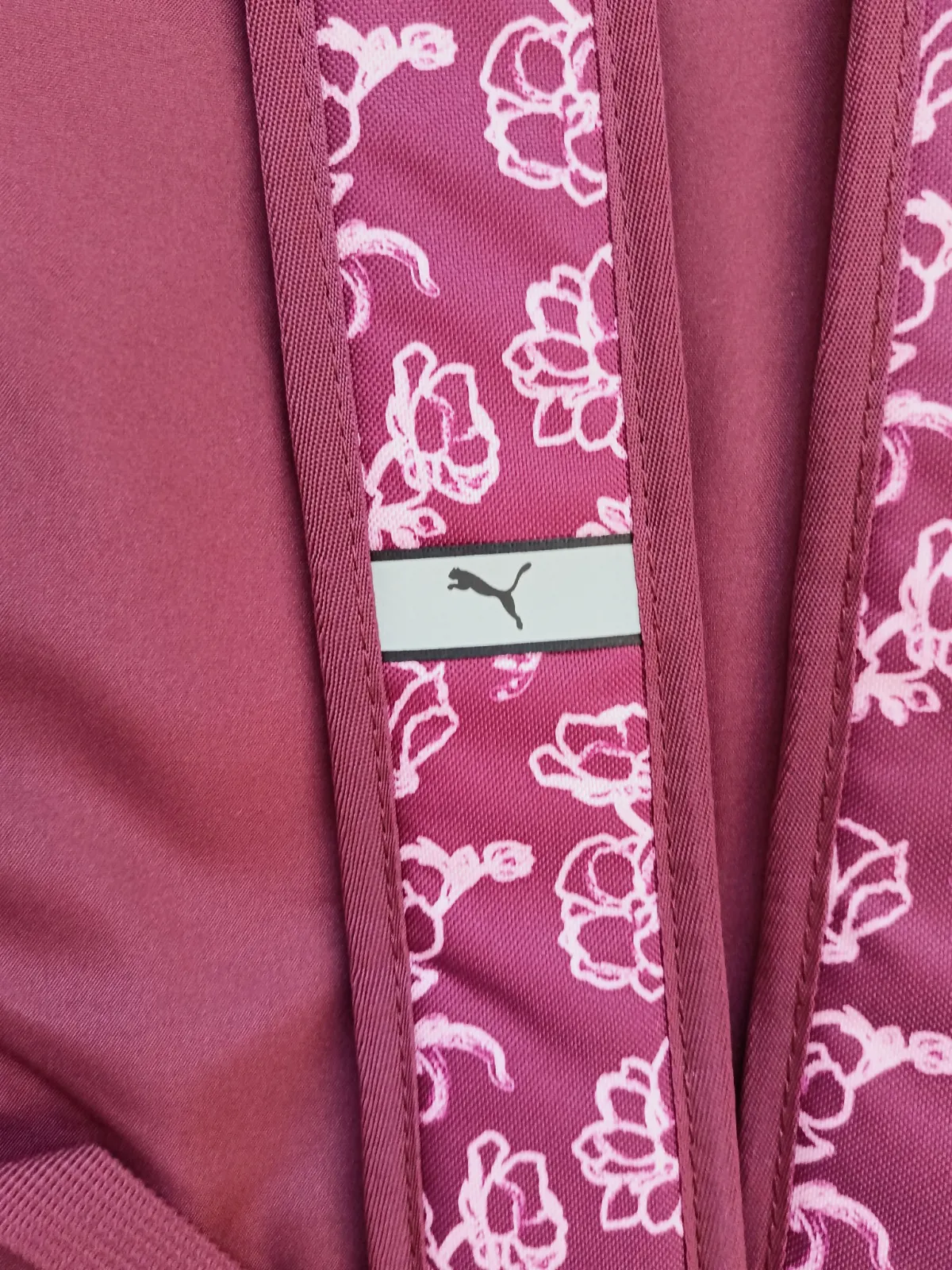 Sac à dos Puma bordeaux et rose pâle à fleurs – Puma – taille Taille unique 6