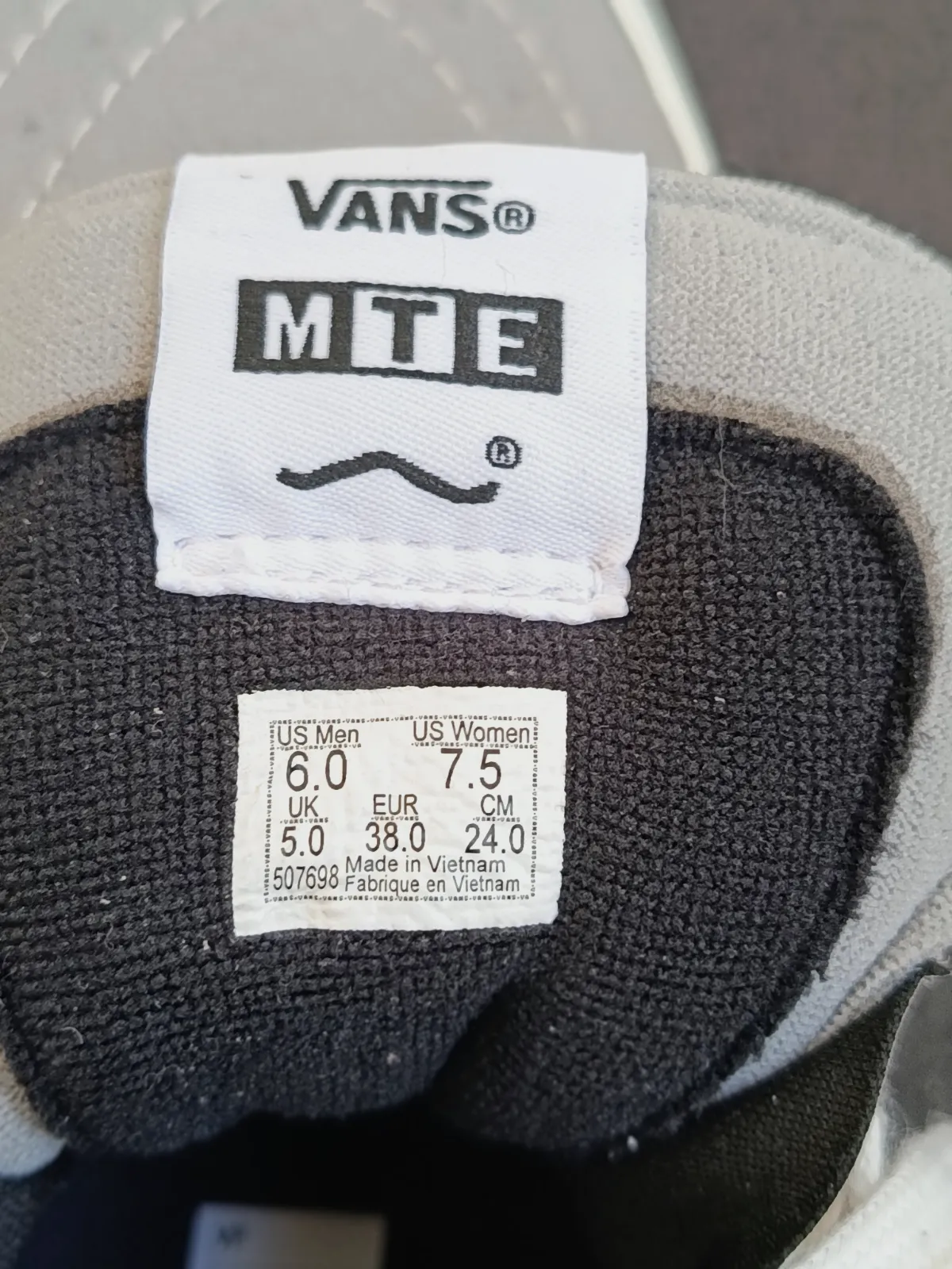 Baskets montantes Vans Sk8-Hi MTE grises – Vans – taille EU 38 8