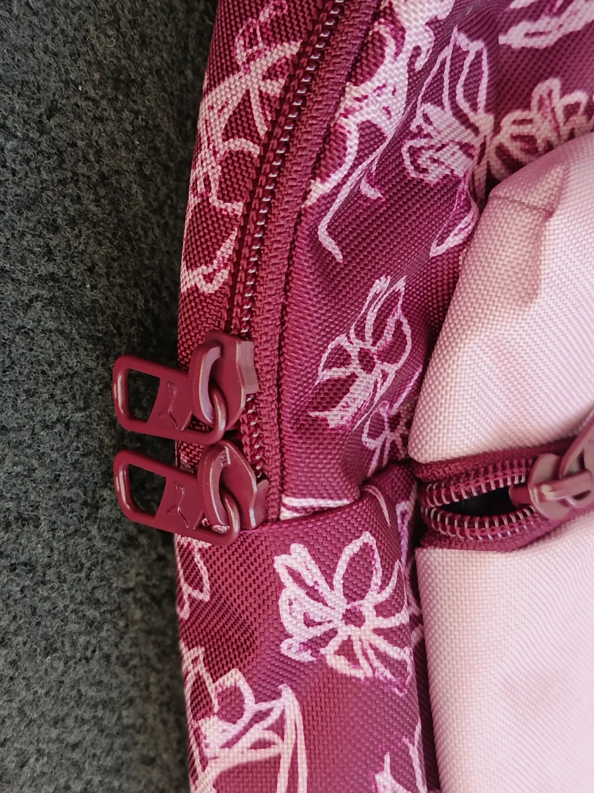 Sac à dos Puma bordeaux et rose pâle à fleurs – Puma – taille Taille unique 3