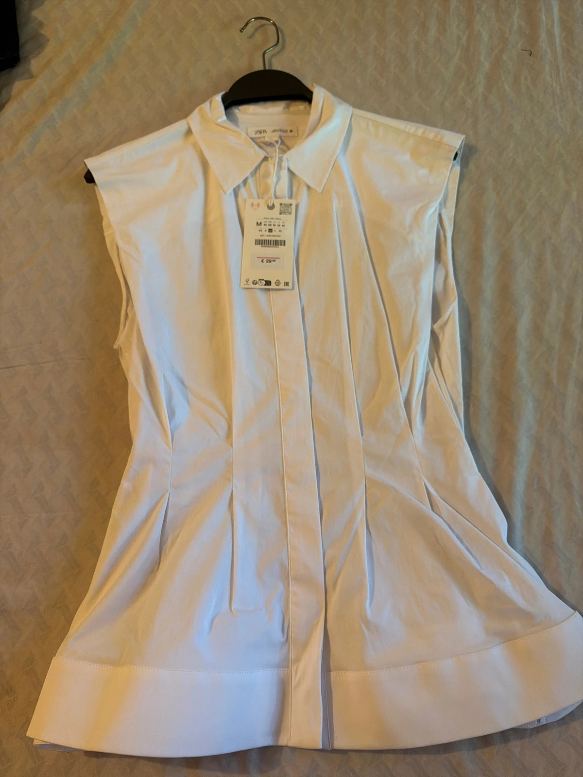 Camisa Pliegues Manga Sisa ZW Collection – Zara – taille M / 38 / 10