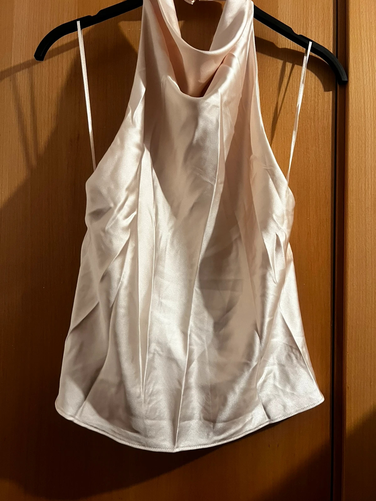 Top halter satinado – Zara – taille S / 36 / 8