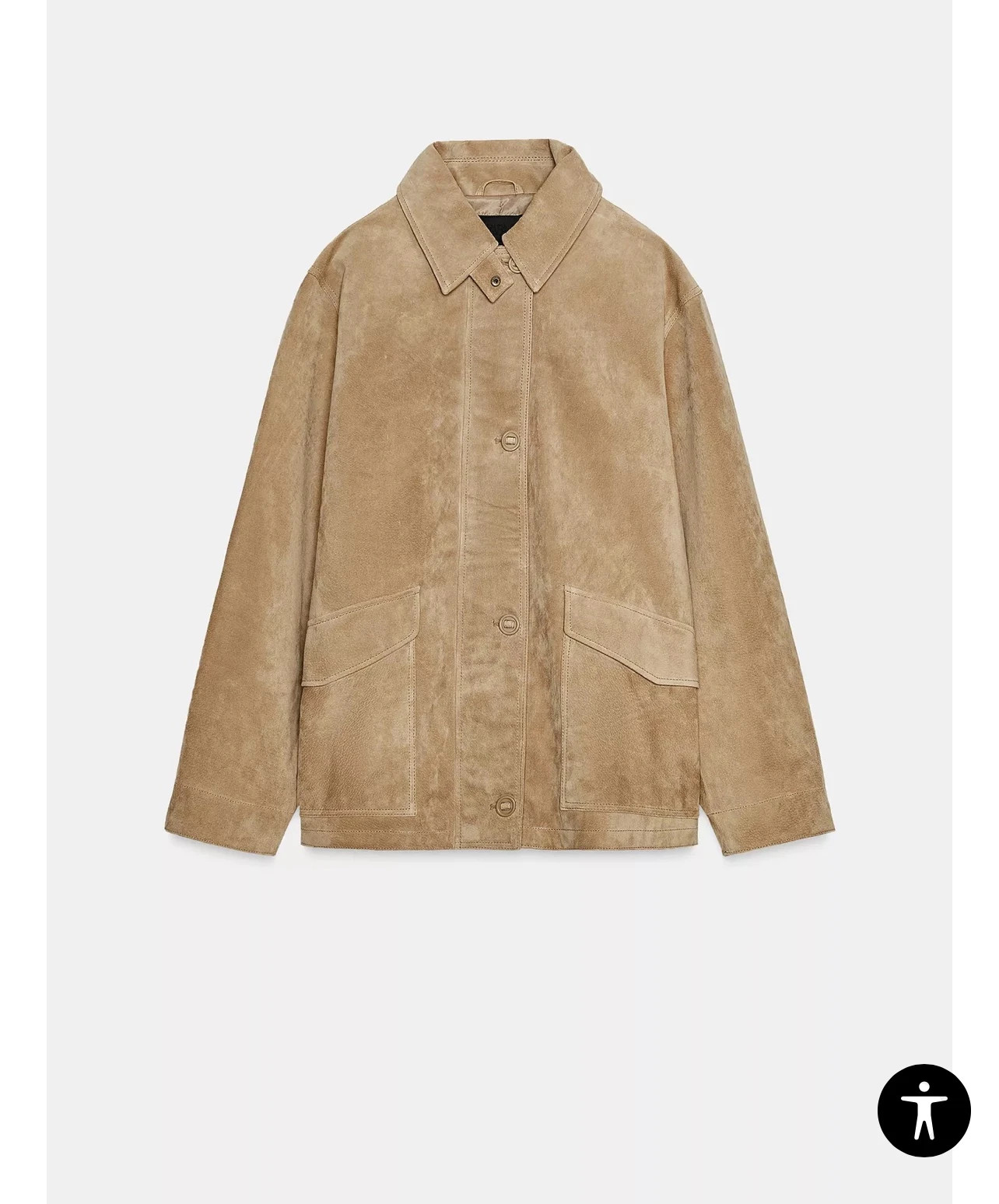 Chaqueta piel ante 100% – Zara – taille XL / 42 / 14 4