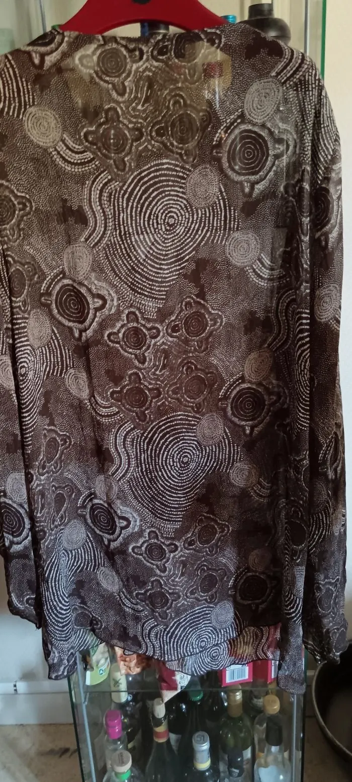 Tunique imprimée marron Kiabi Woman – Kiabi – taille 5XL 2