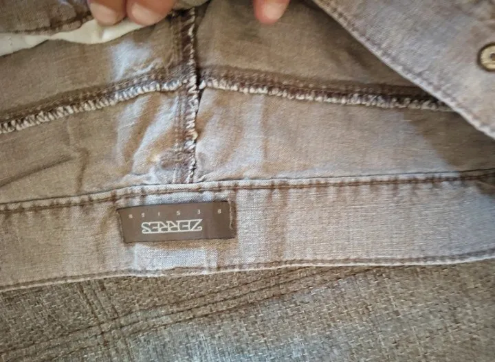 Short bermuda beige en lin – Zerres – taille Taille unique 4