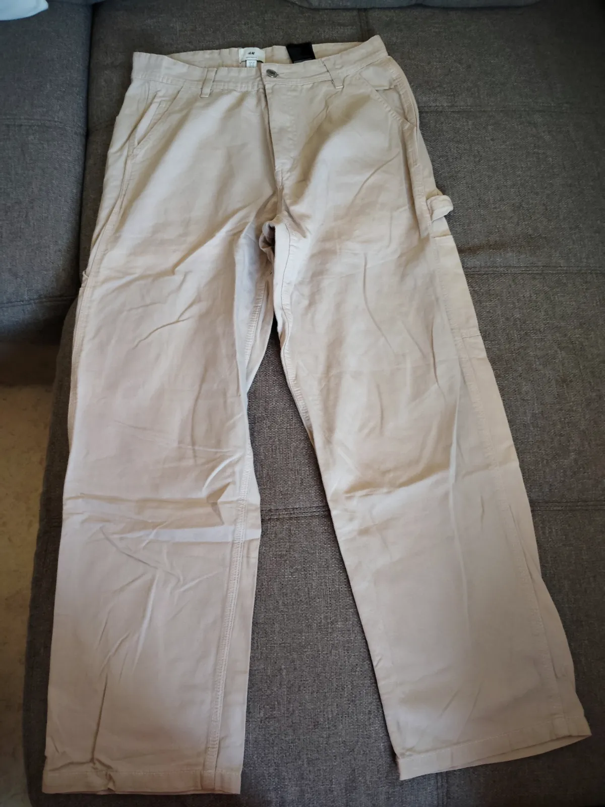 Pantalon cargo beige H&M Relaxed Fit – H&M – taille 38 2