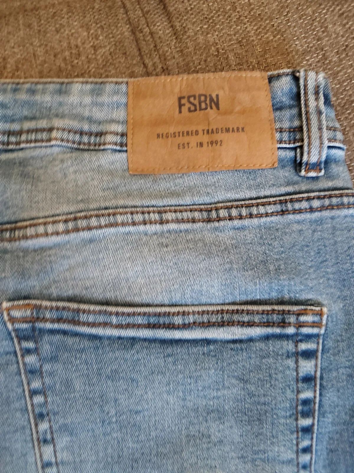 Jean bleu délavé FSBN – FSBN – taille Taille unique 3