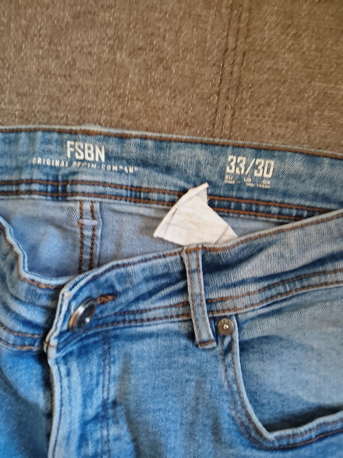 Jean bleu délavé FSBN – FSBN – taille Taille unique 4