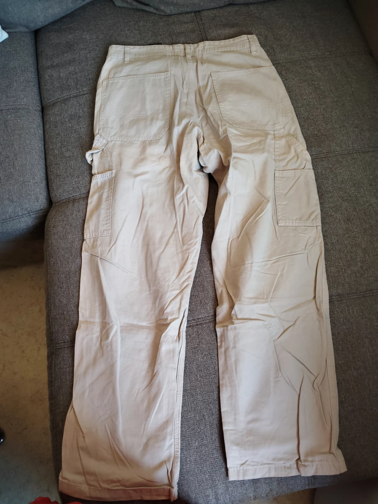 Pantalon cargo beige H&M Relaxed Fit