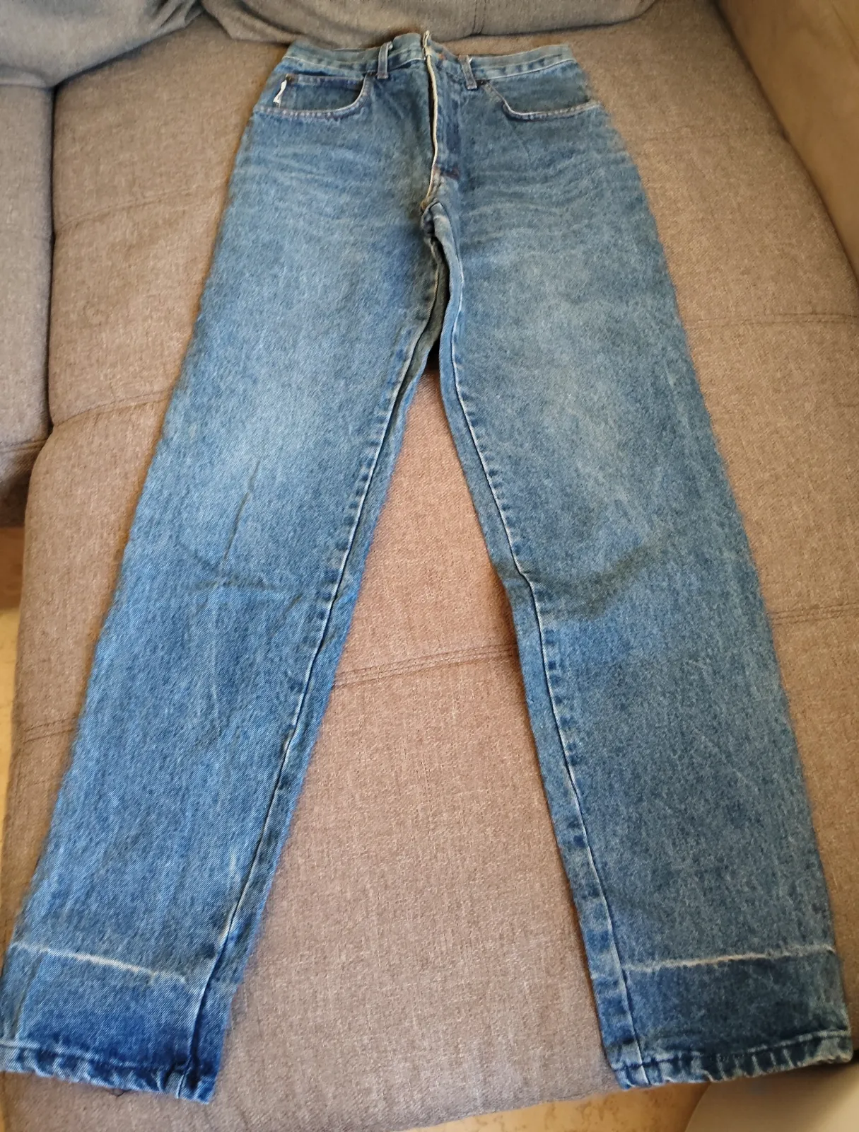 Jean droit vintage bleu clair Casucci – Casucci – taille 36 3