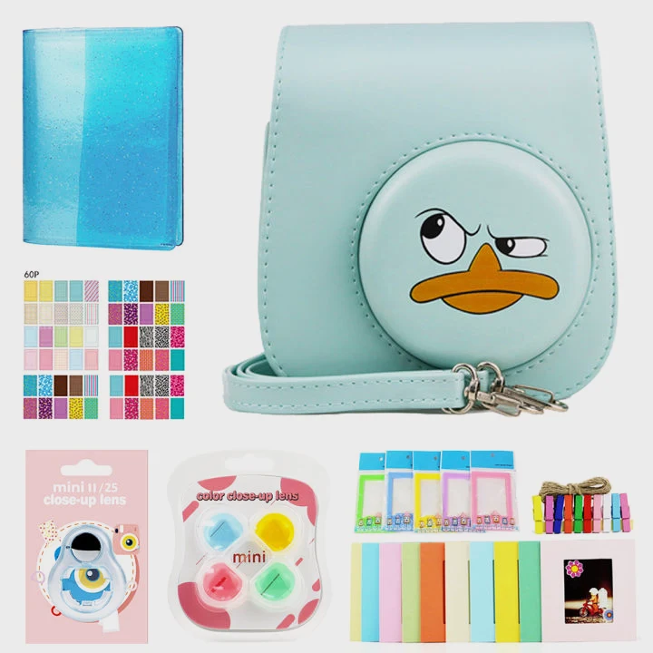 Kit housse et accessoires appareil photo Instax Mini Perry l'ornithorynque