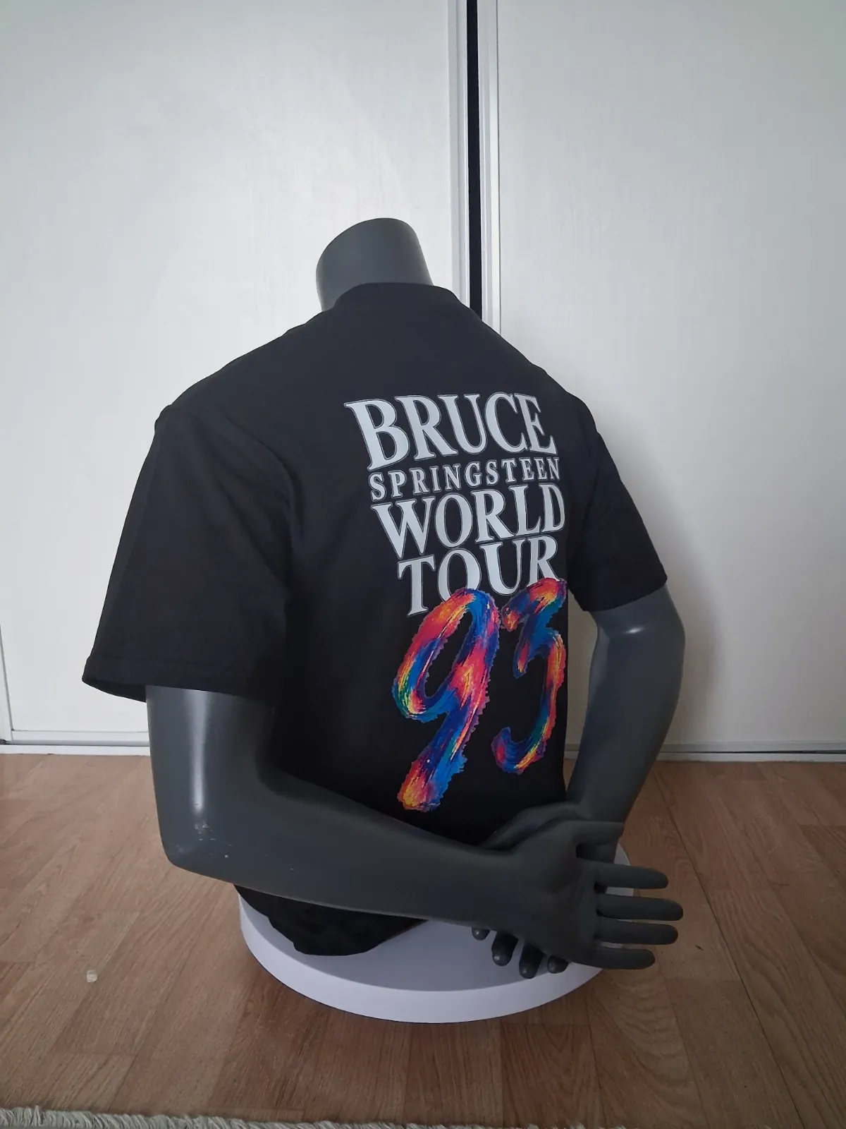 T-shirt noir Bruce Springsteen World Tour 93 Zayn – Zayn – taille L 3
