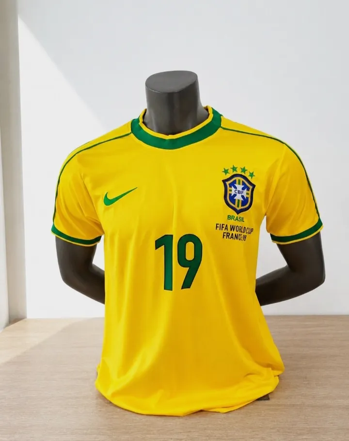 Maillot Nike Brésil Denilson 19 Coupe du Monde 1998 – Nike – taille L 4