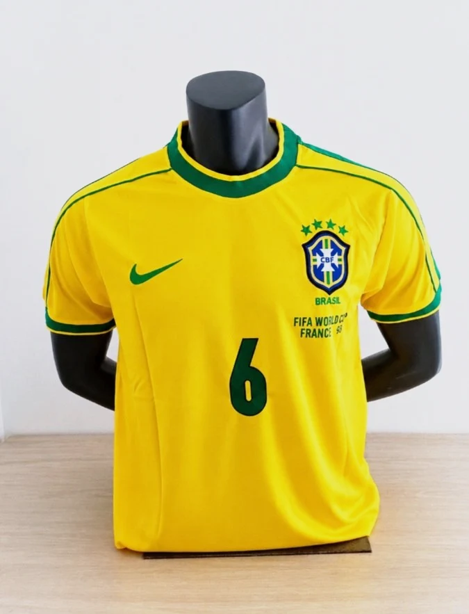 Maillot Nike Brésil Coupe du Monde 1998 R. Carlos