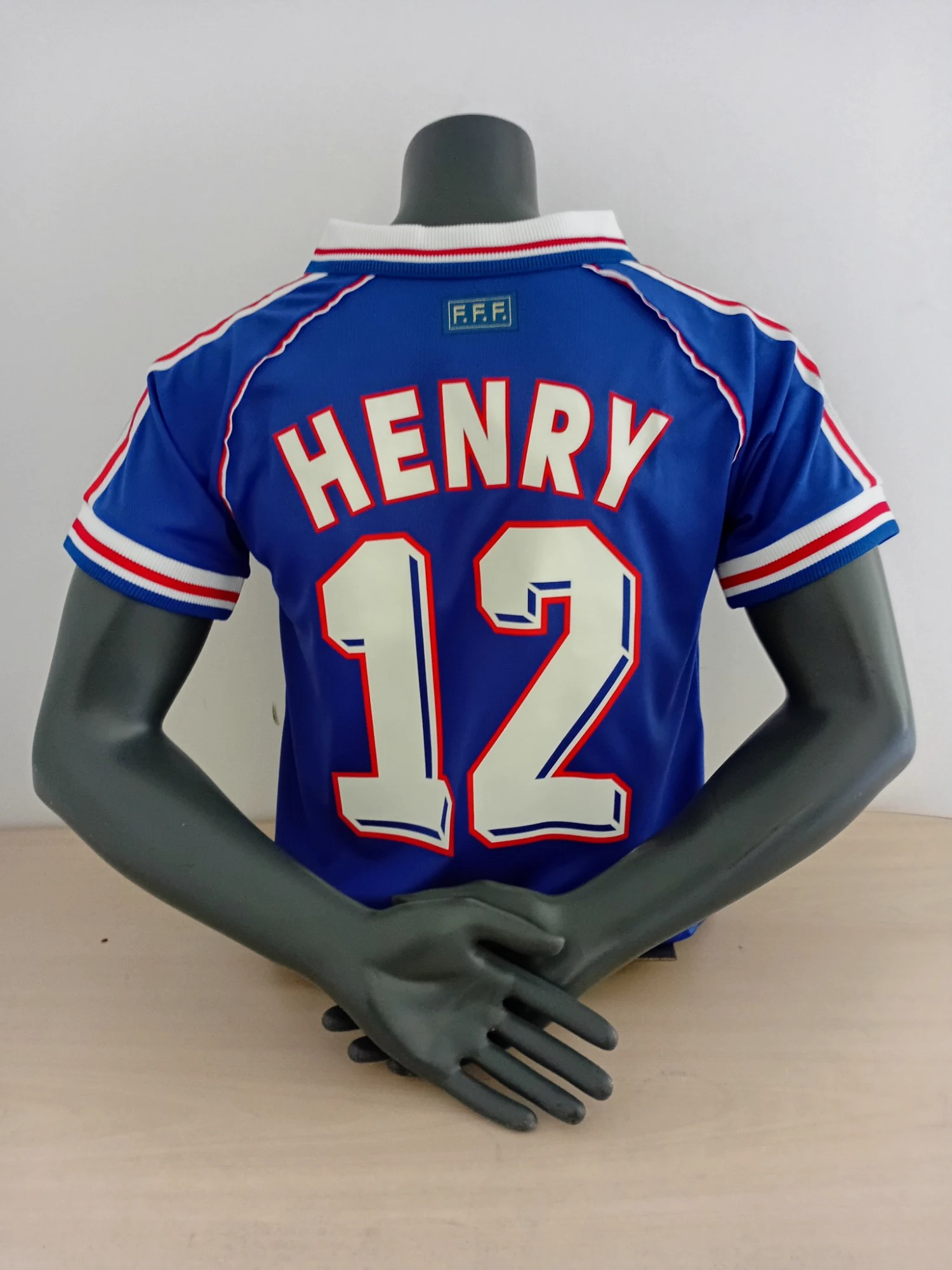 Maillot de football France 98 Adidas Henry 12