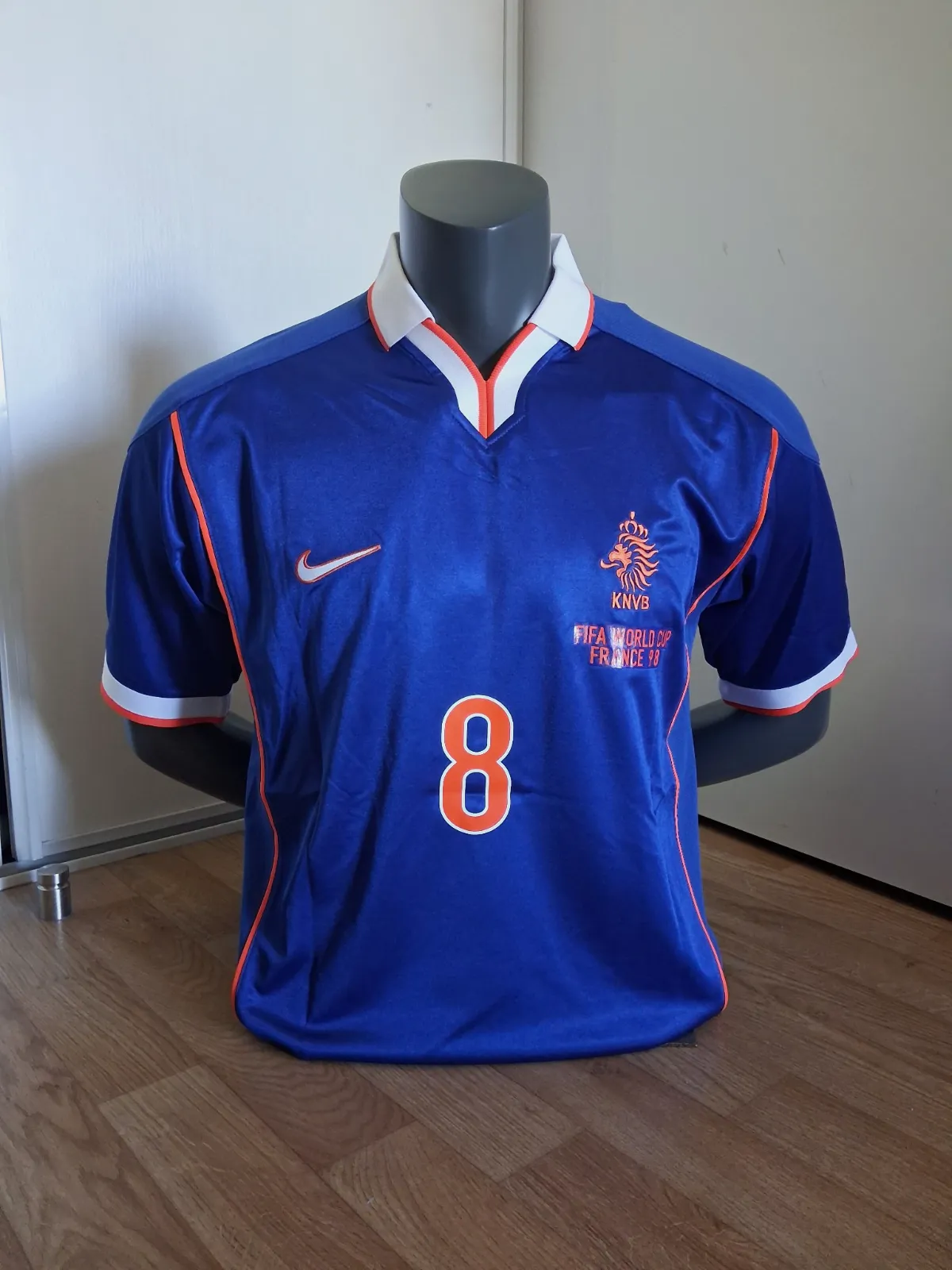 Maillot Nike Pays-Bas Bergkamp 8 Coupe du Monde 1998 – Nike – taille XXL 2