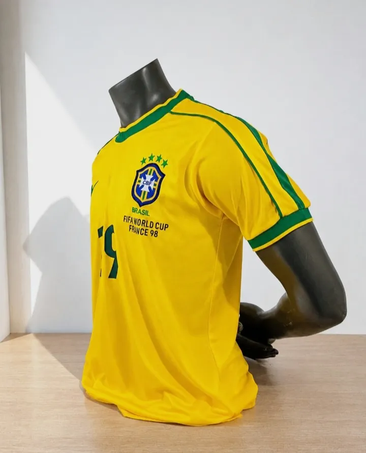 Maillot Nike Brésil Denilson 19 Coupe du Monde 1998 – Nike – taille L 3