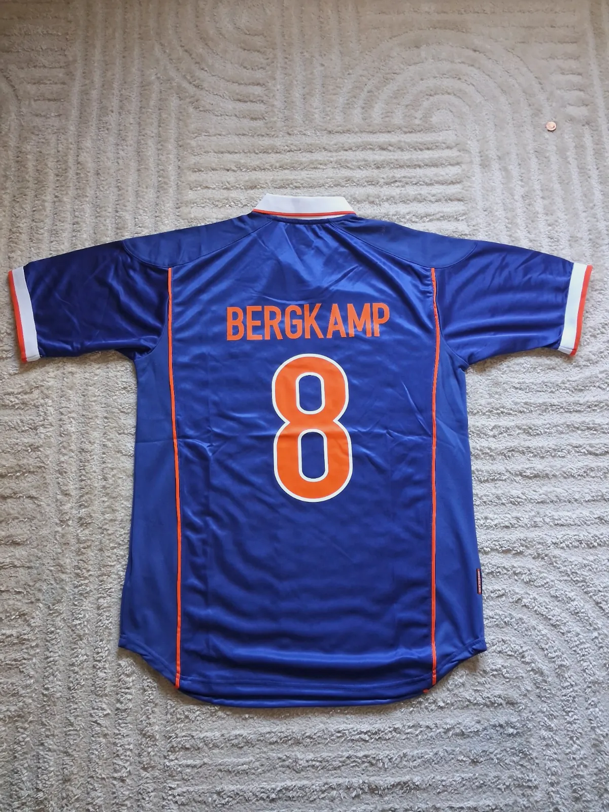 Maillot Nike Pays-Bas Bergkamp 8 Coupe du Monde 1998 – Nike – taille XXL 4