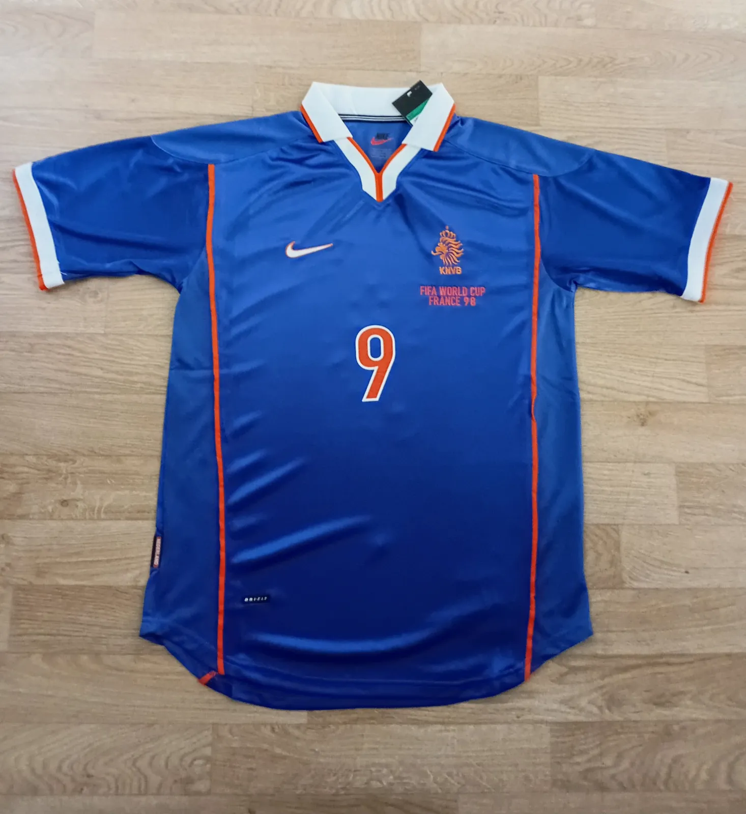 Maillot Nike Pays-Bas Kluivert 9 World Cup 98 – Nike – taille L 6