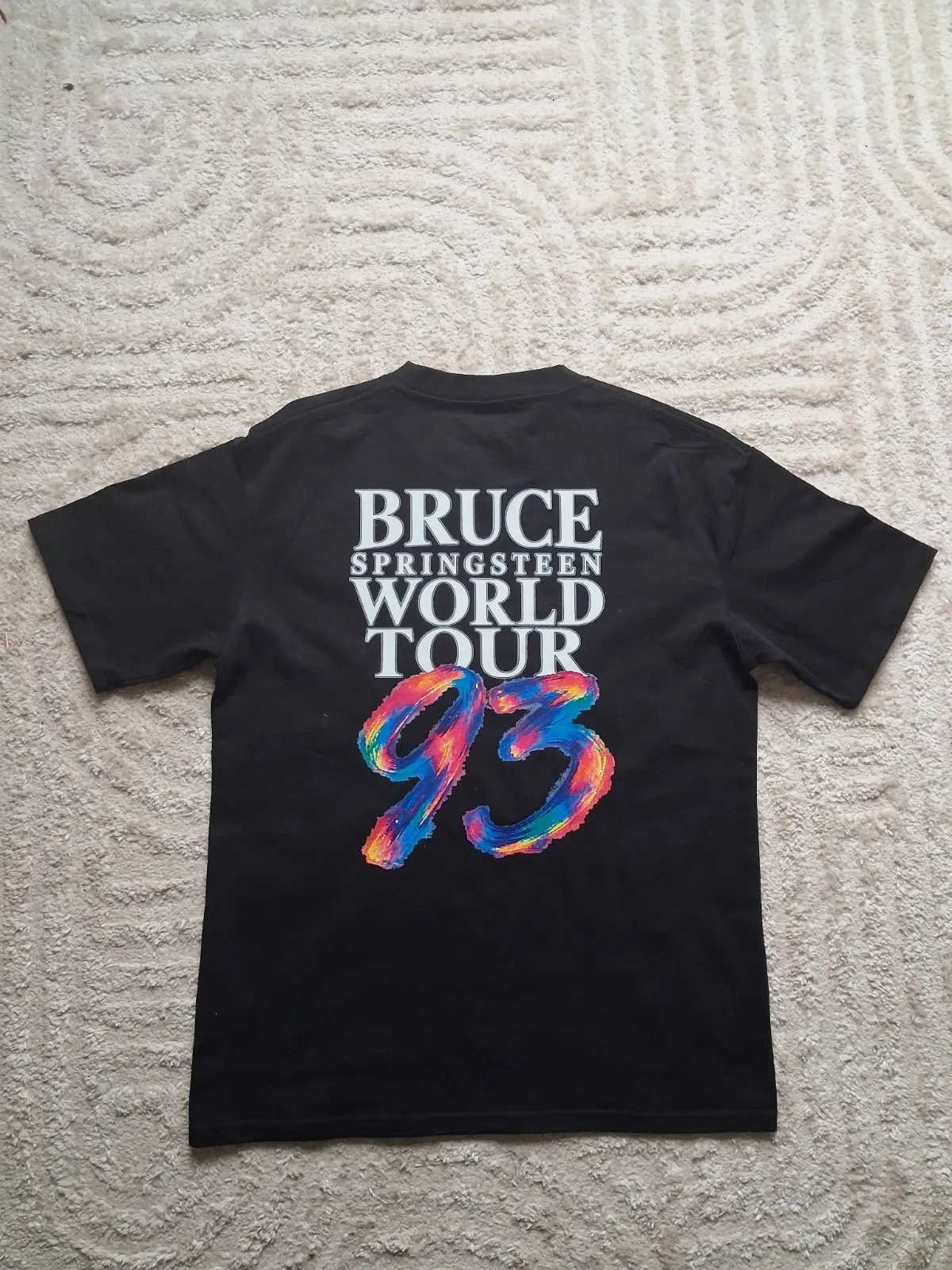 T-shirt noir Bruce Springsteen World Tour 93 Zayn – Zayn – taille L 4