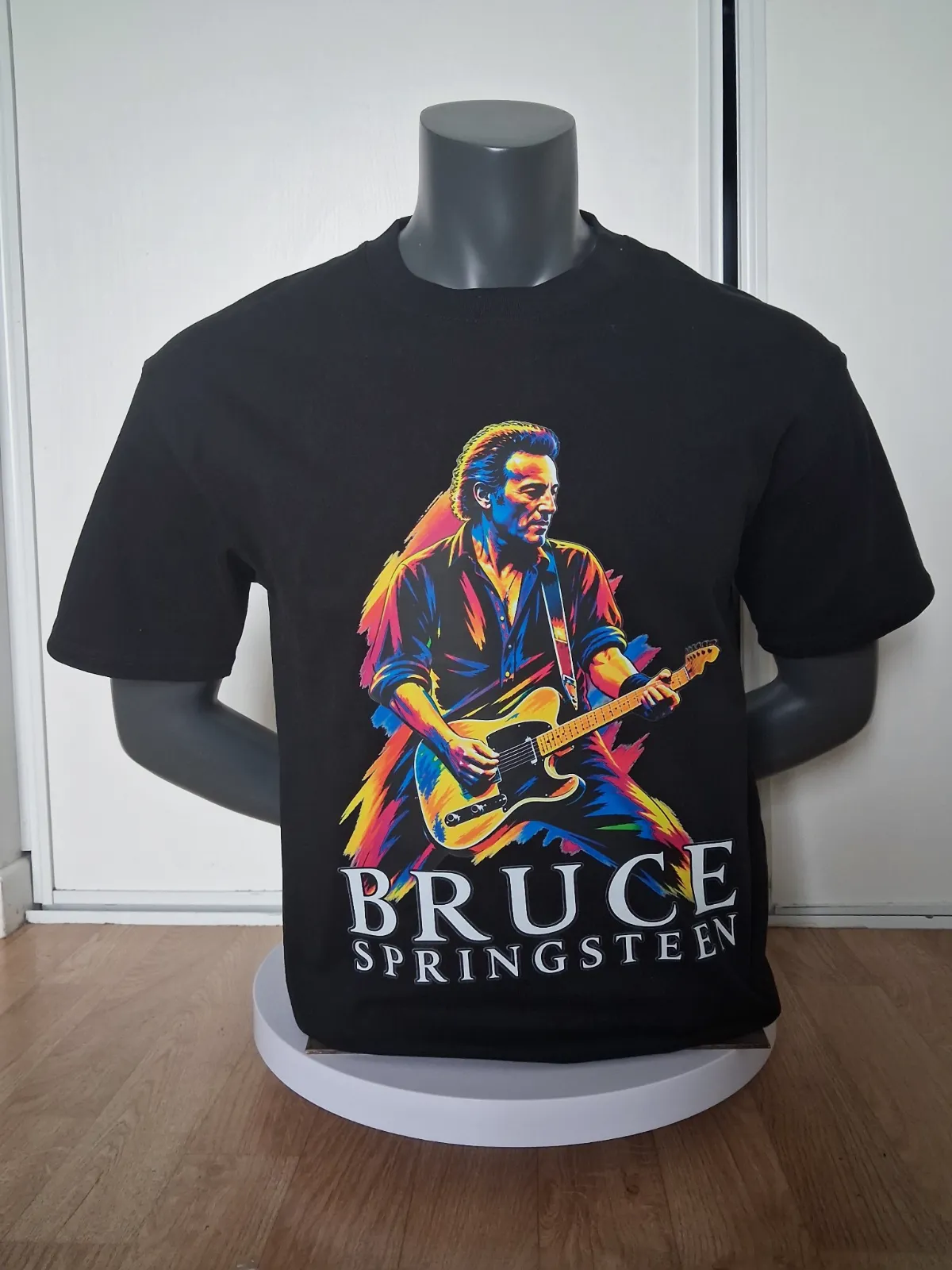 T-shirt noir Bruce Springsteen World Tour 93 Zayn – Zayn – taille L 2