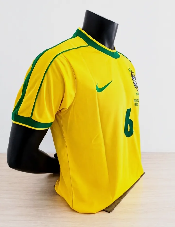 Maillot Nike Brésil Coupe du Monde 1998 R. Carlos – Nike – taille S 3