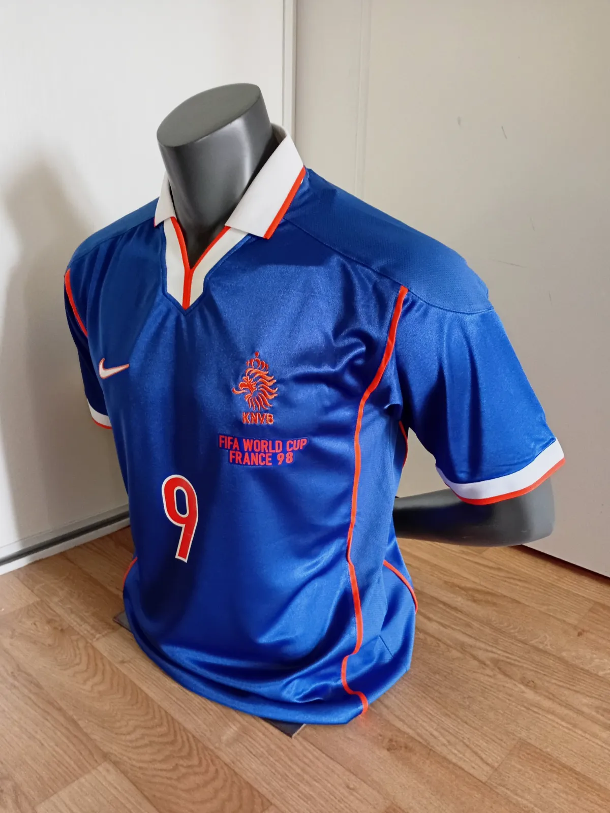 Maillot Nike Pays-Bas Kluivert 9 World Cup 98 – Nike – taille L 4