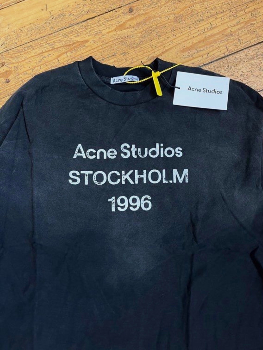 T-shirt Acne Studios Stockholm 1966 noir – Acne Studios – taille L 2