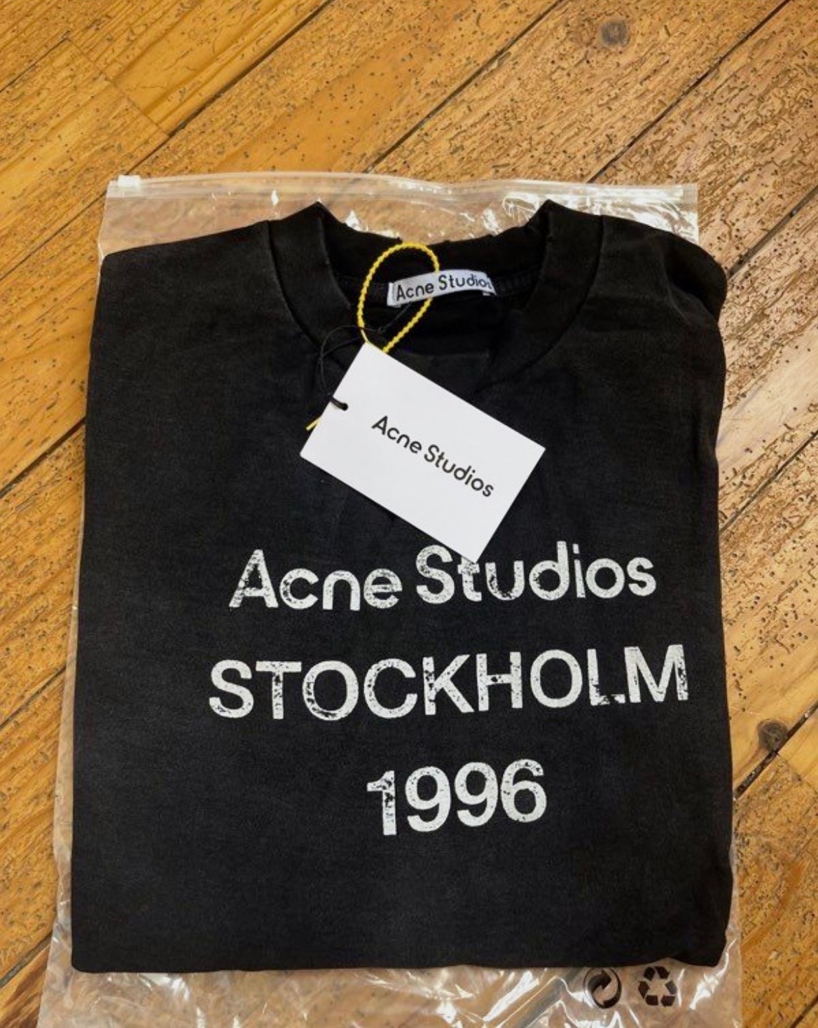 T-shirt Acne Studios Stockholm 1966 noir – Acne Studios – taille L 3