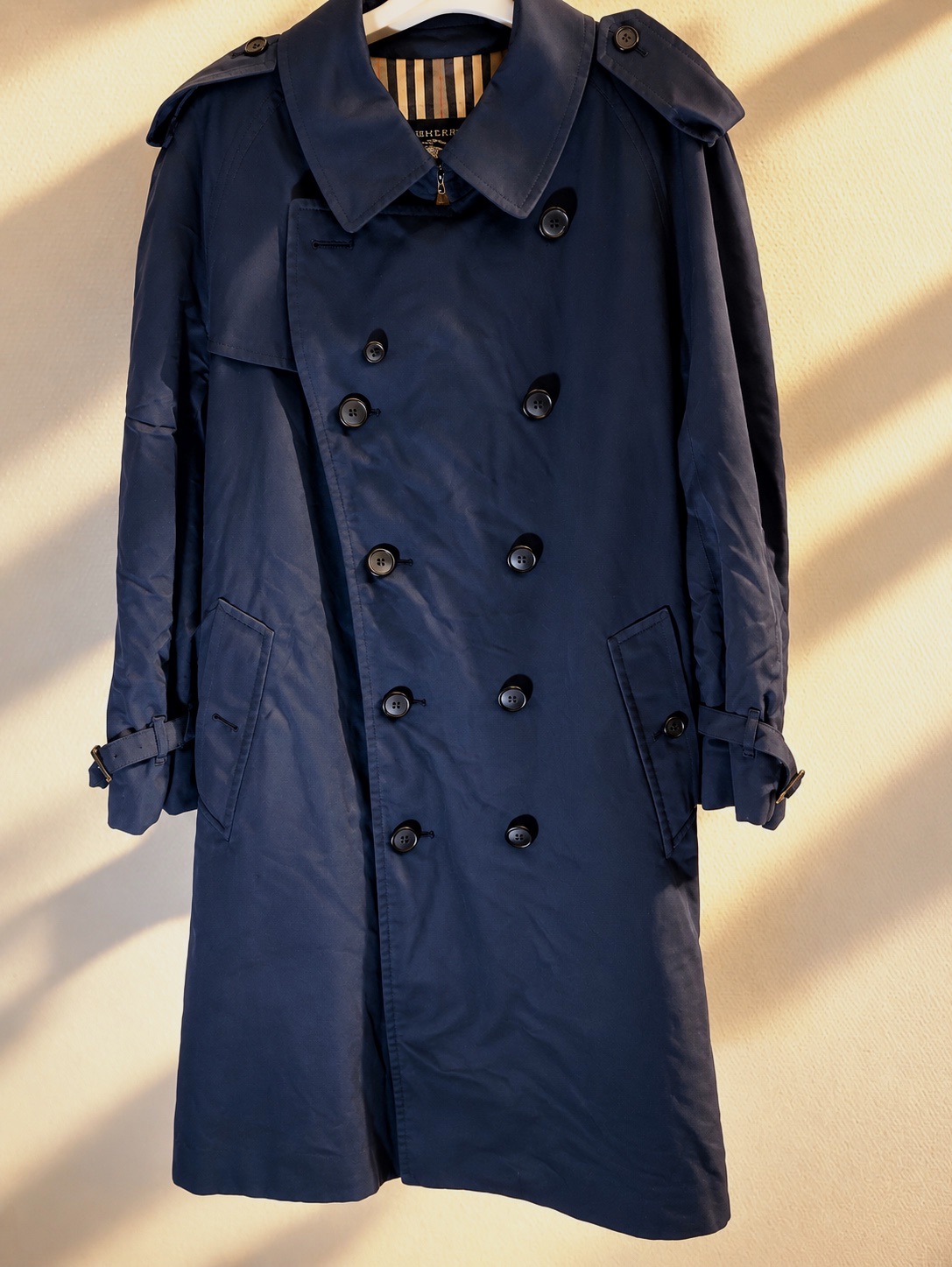 Trench coat double boutonnage Iro bleu marine – Iro – taille Taille unique 2