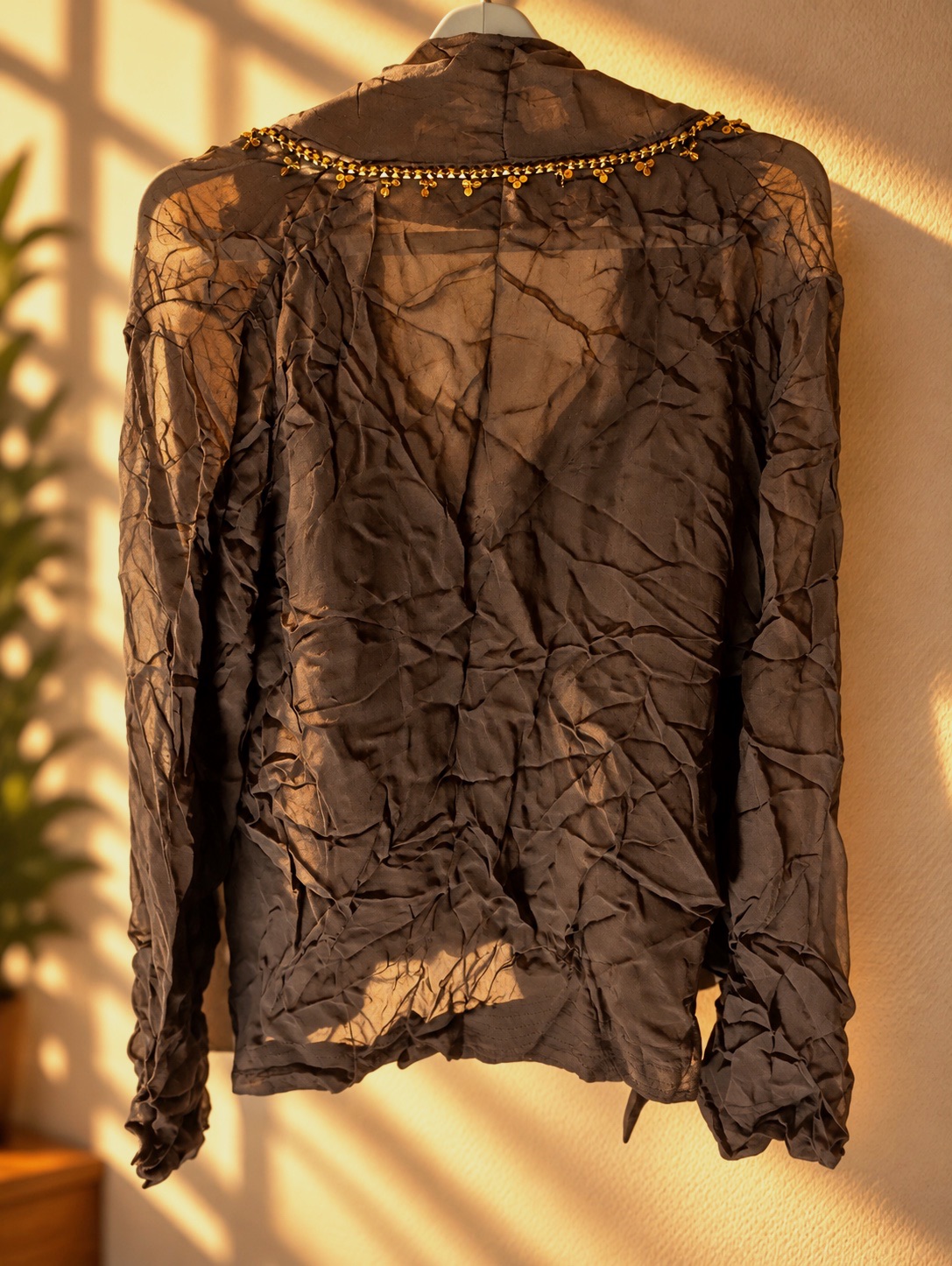 Ensemble Antik Batik top et gilet marron – Antik Batik – taille M 3