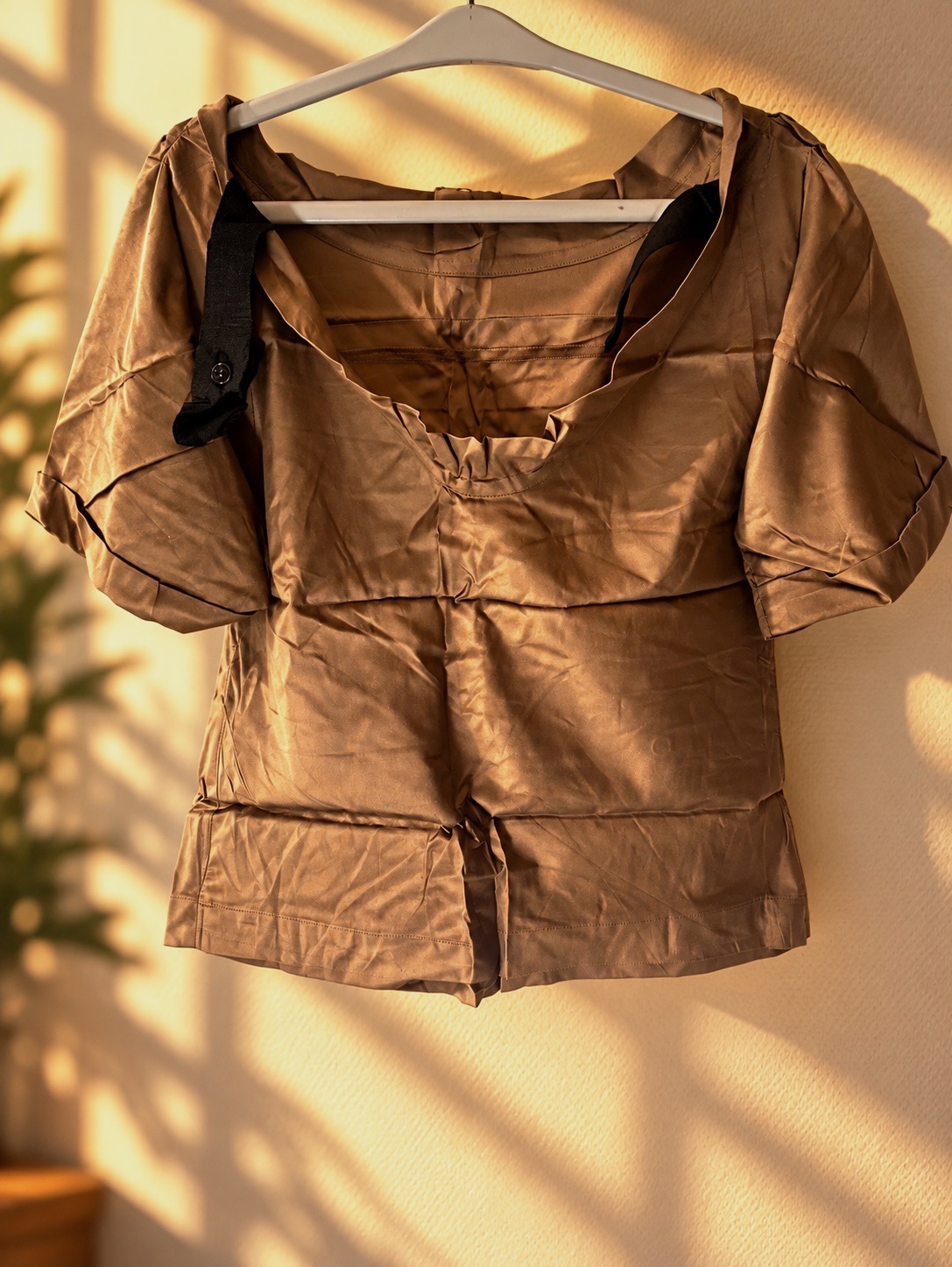 Blouse en coton marron Sandro taille 1 – Sandro – taille S 2