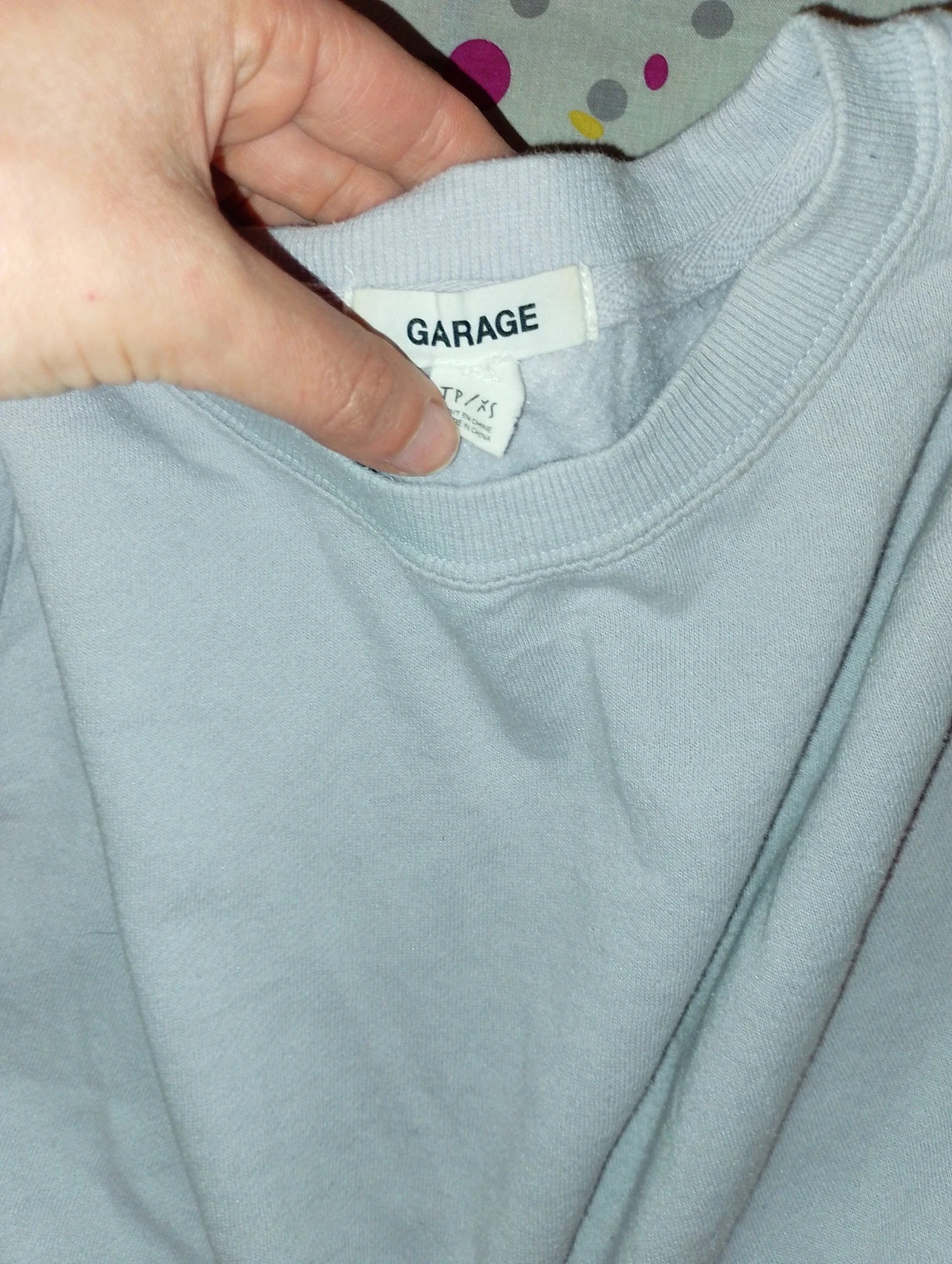 Pull manches – Garage – taille XS / 34 / 6 5