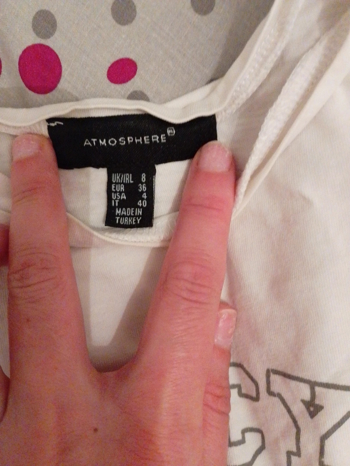 t-shirt – Atmosphere – taille S / 36 / 8 5