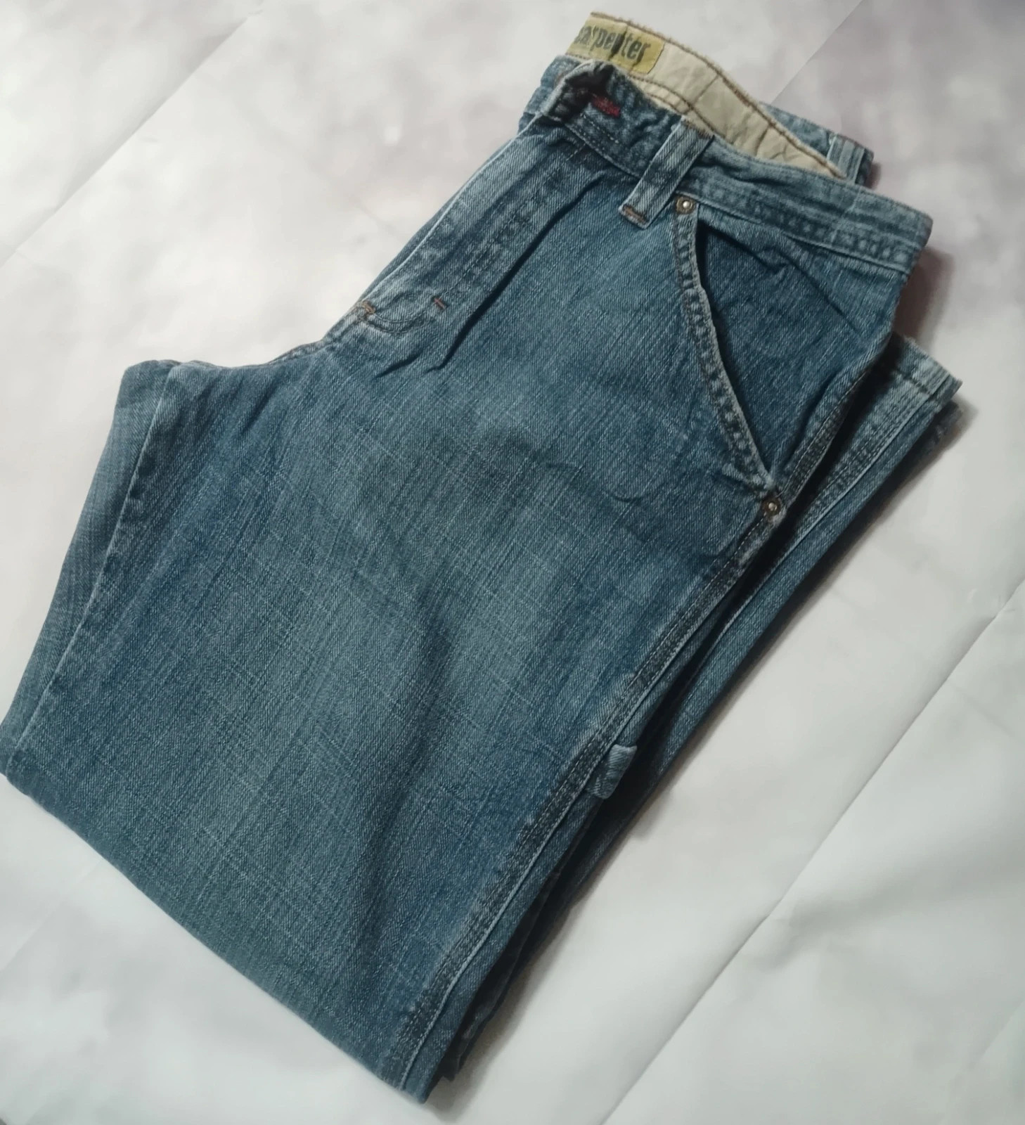 Y2K Super Baggy Jeans Parachute Pants Carpenter Premium Syle Classic Made in USA 🇺🇲 – Vintage Dressing – taille XL / 42 / 14 3
