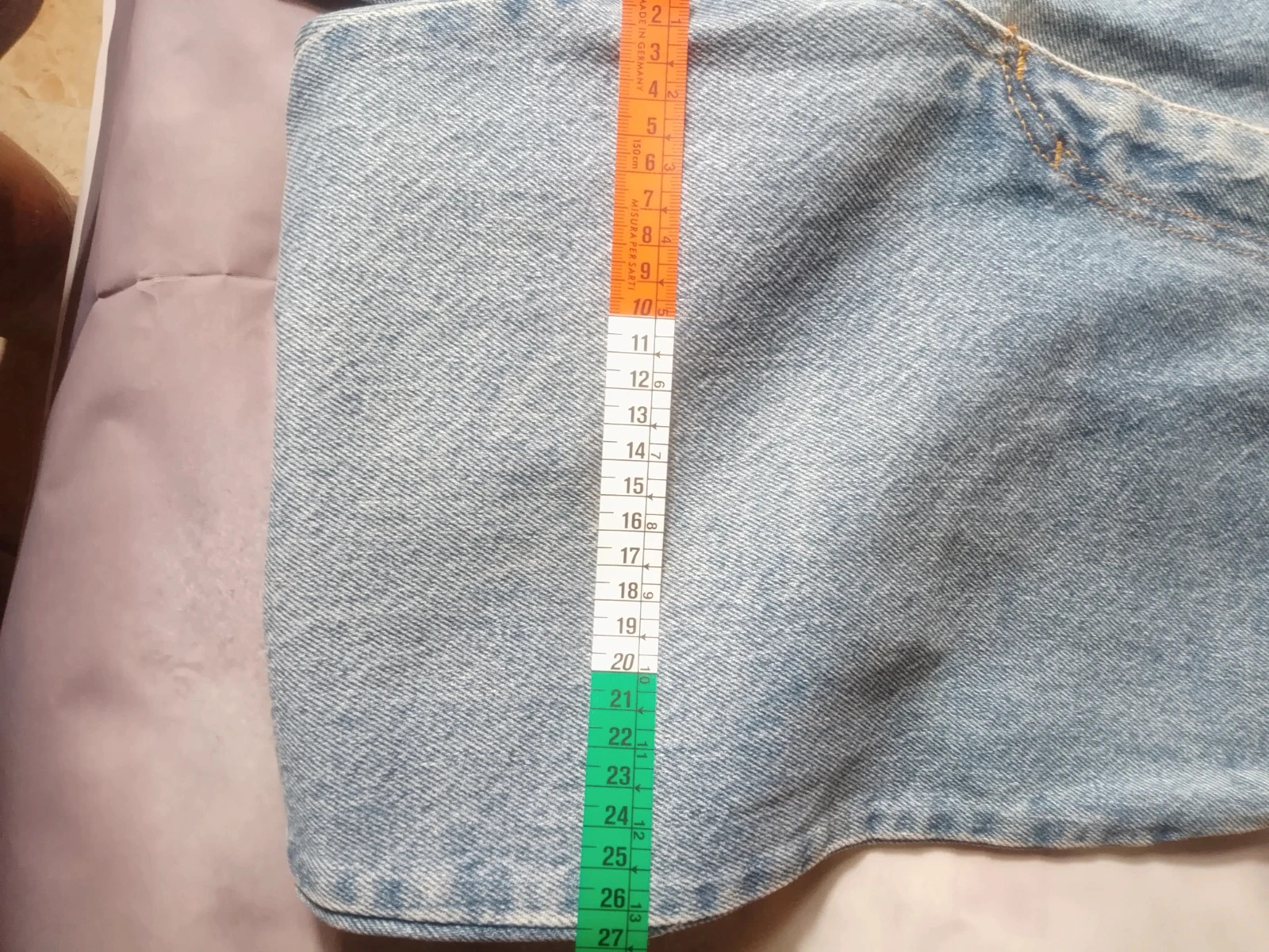 Y2K Supper Baggy Jeans Parachute Pants Track Style Premium Retro Made In USA 🇺🇲 Vintage – Vintage Dressing – taille L / 40 / 12 3