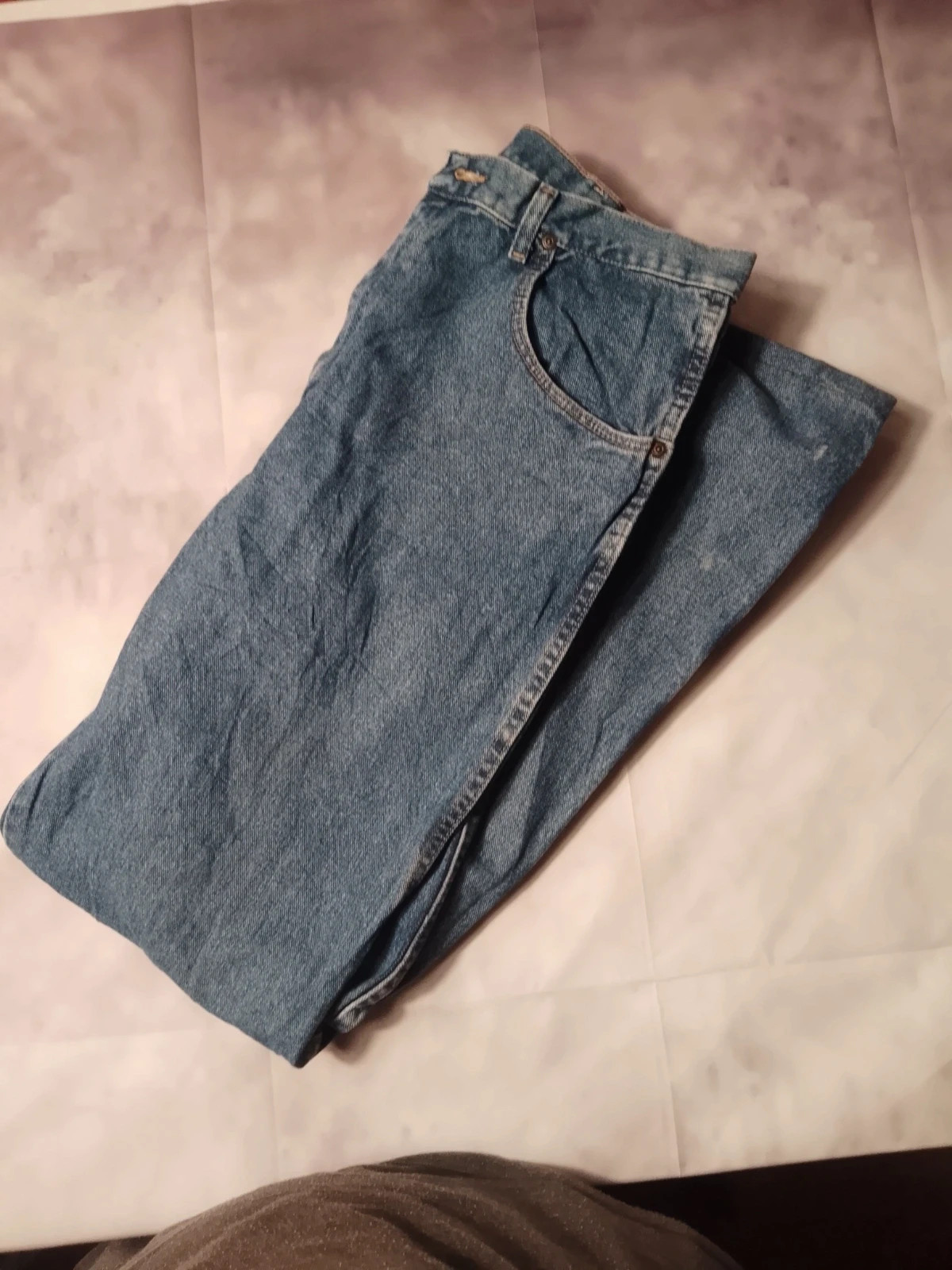 Y2K Supper Baggy Jeans Parachute Pants Track Style Premium Retro Made In USA 🇺🇲 Vintage – Vintage Dressing – taille XXL 2