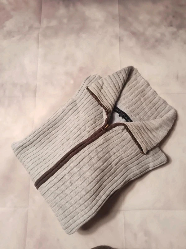 Tommy Hilfiger jersey Made In USA 🇺🇲 Retro Old Money Classic AP Old Money Vintage Cropedd – Tommy Hilfiger – taille L 3
