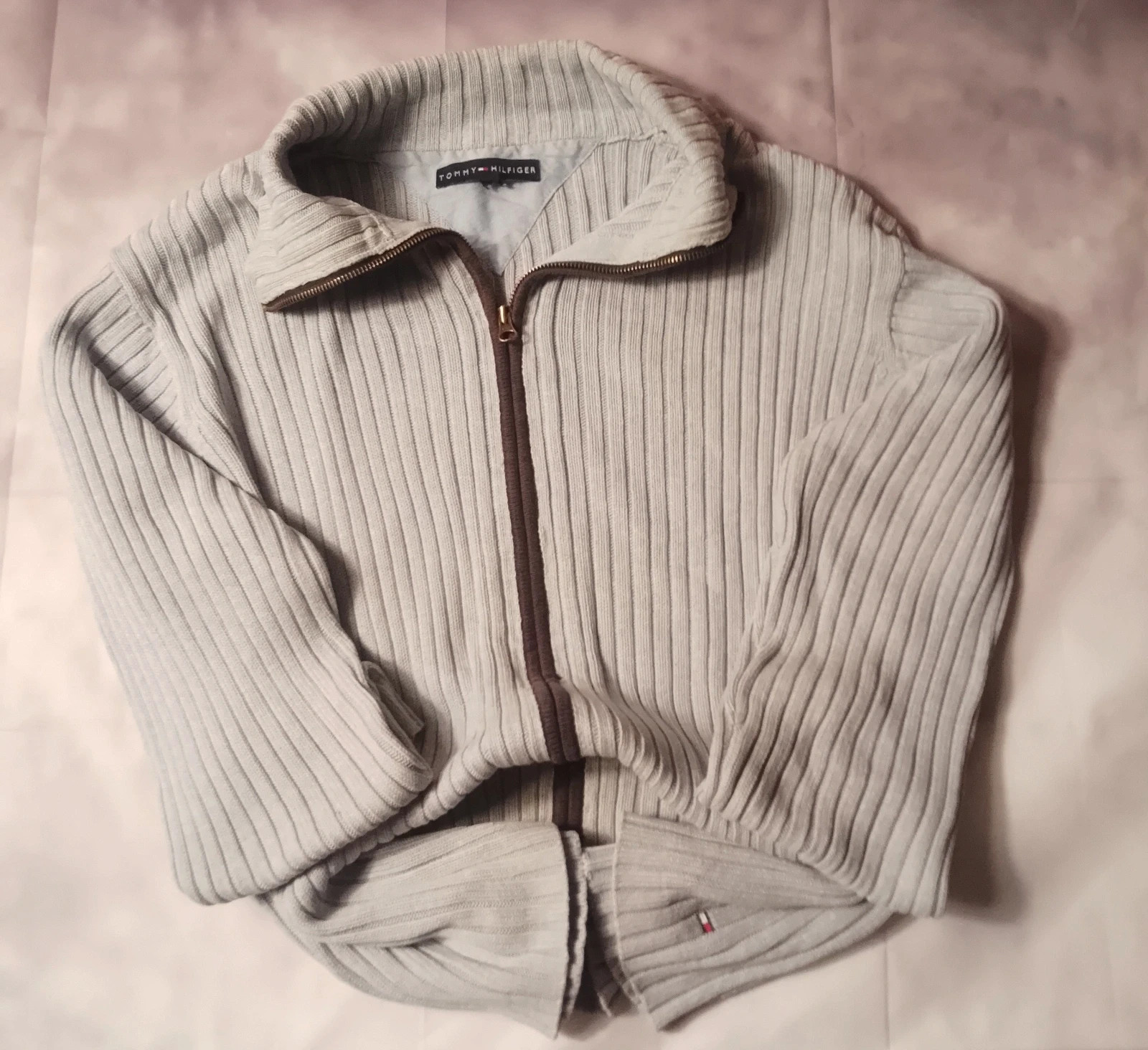 Tommy Hilfiger jersey Made In USA 🇺🇲 Retro Old Money Classic AP Old Money Vintage Cropedd