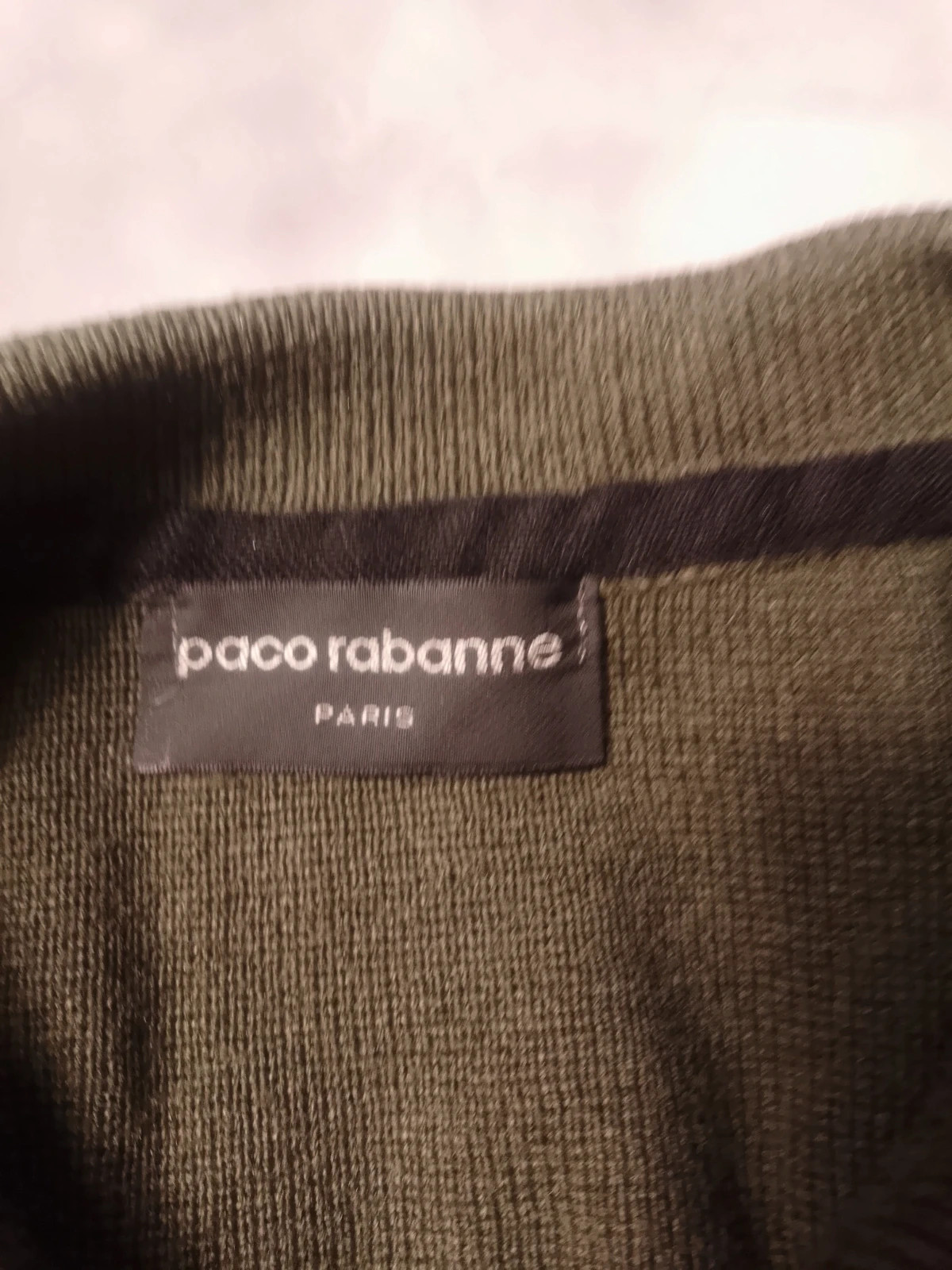 Paco Rabanne Cárdigan Made In USA 🇺🇲 Retro Old Money Classic AP Old Money Vintage Cropedd. – Paco Rabanne – taille L 4