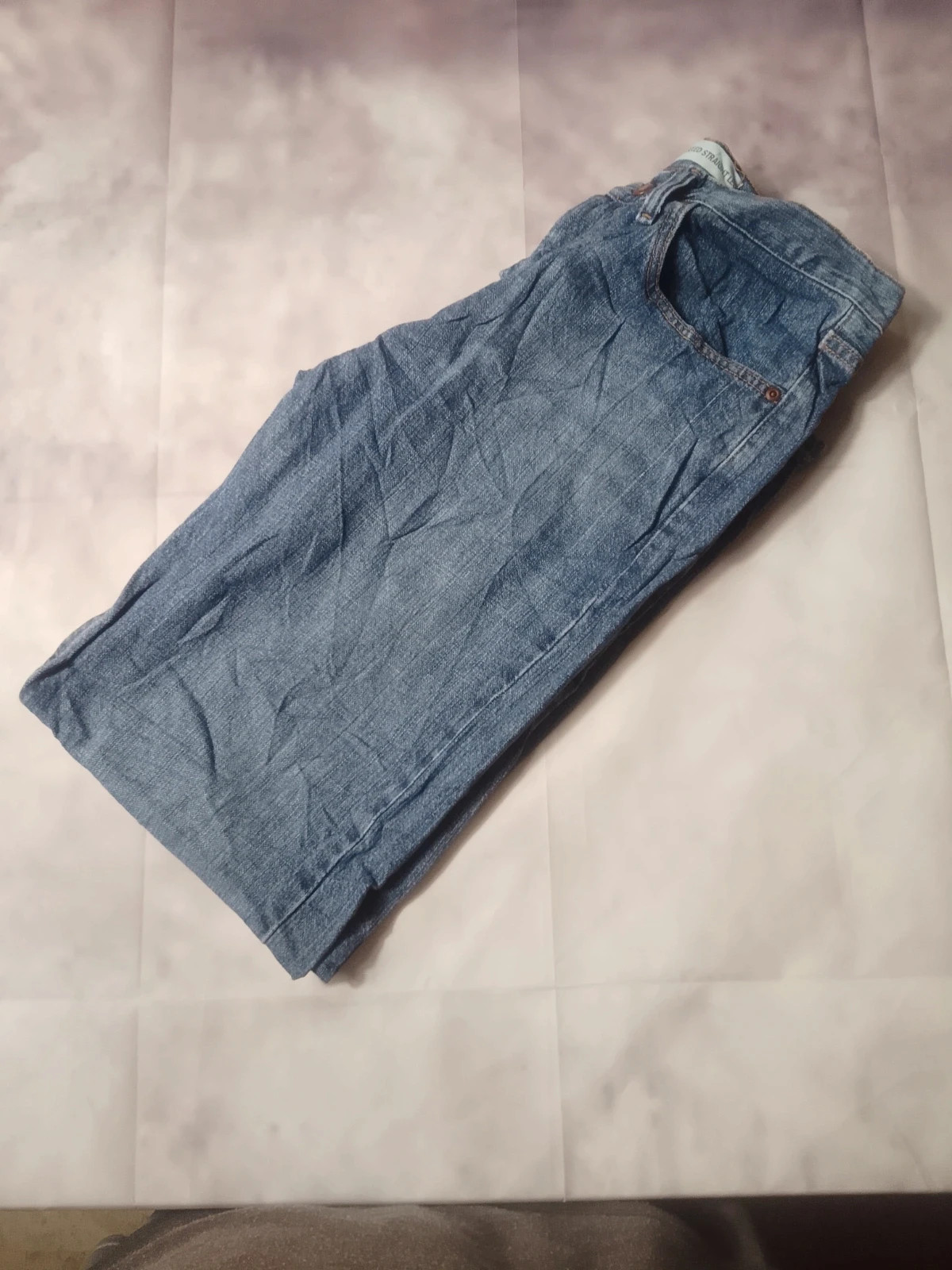 Y2K Super Baggy Jeans Parachute Pants Carpenter Premium Syle Classic Made in USA 🇺🇲 – Lee – taille M 2