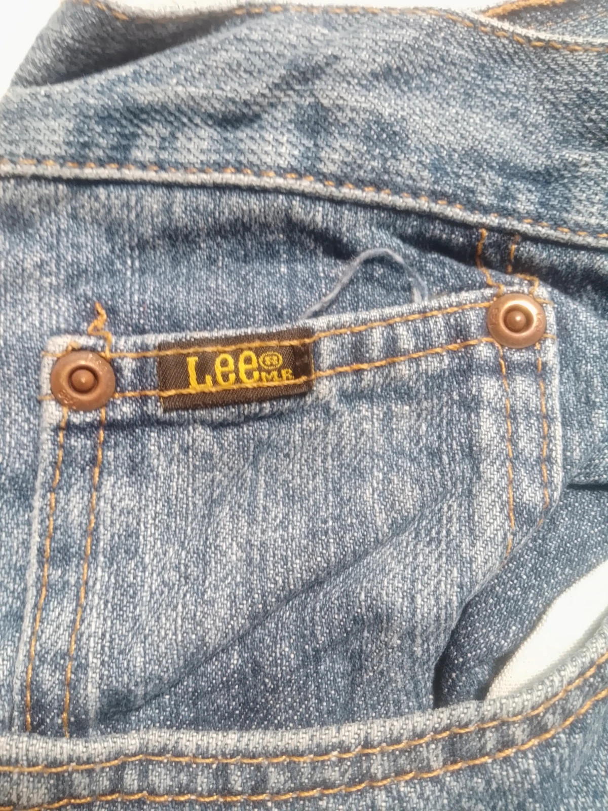 Y2K Super Baggy Jeans Parachute Pants Carpenter Premium Syle Classic Made in USA 🇺🇲 – Lee – taille M 5