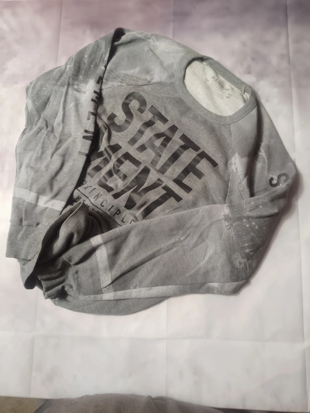 Vintage Bomber Hodfie Retro High Quality Premium Made In USA 90s 🇺🇲 – Pull & Bear – taille M 2