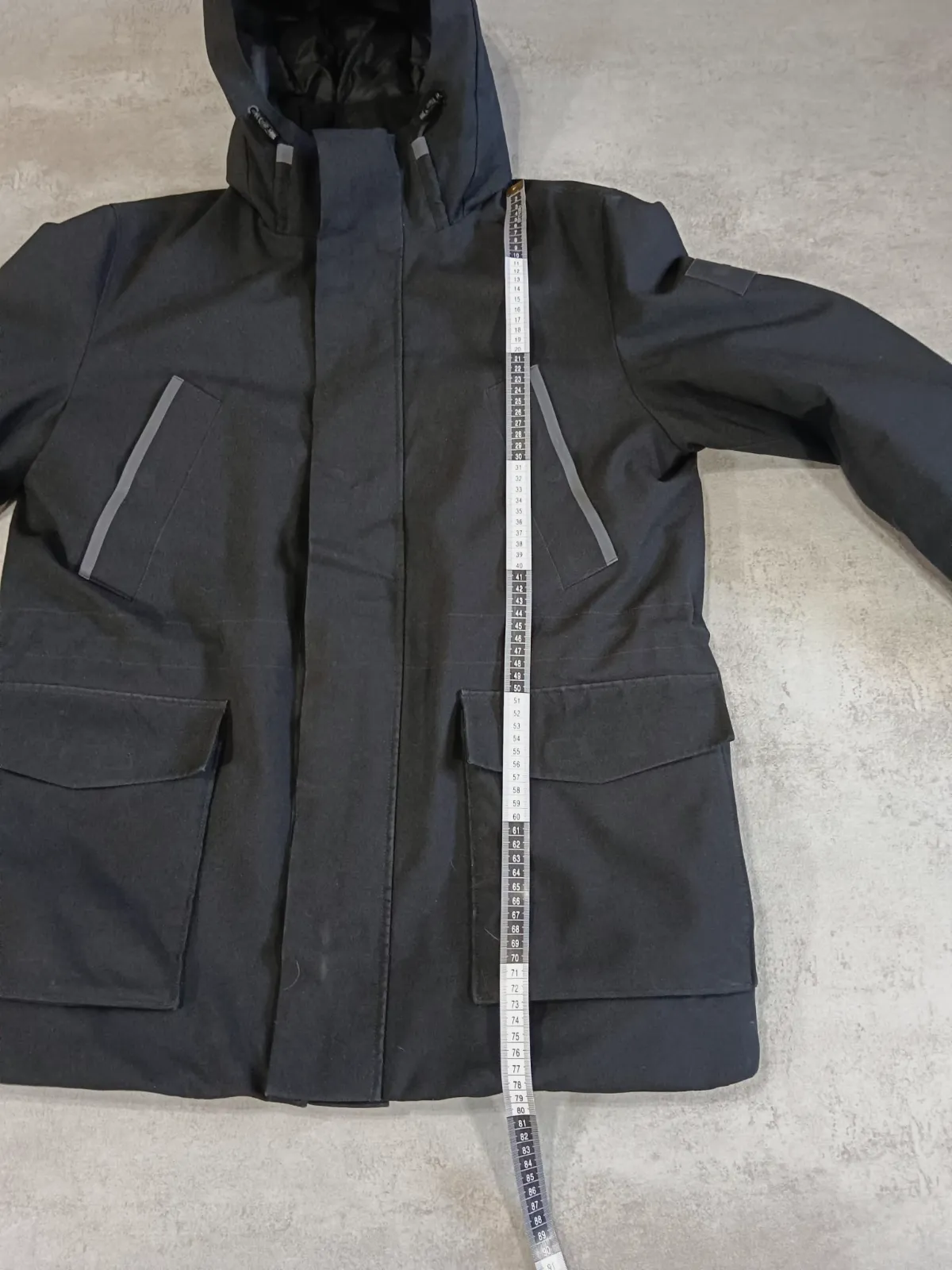Calvin Klein - Parka Jacket Hooded Black - Winter Coat Heavy Padded - Size L – Calvin Klein – taille L 7