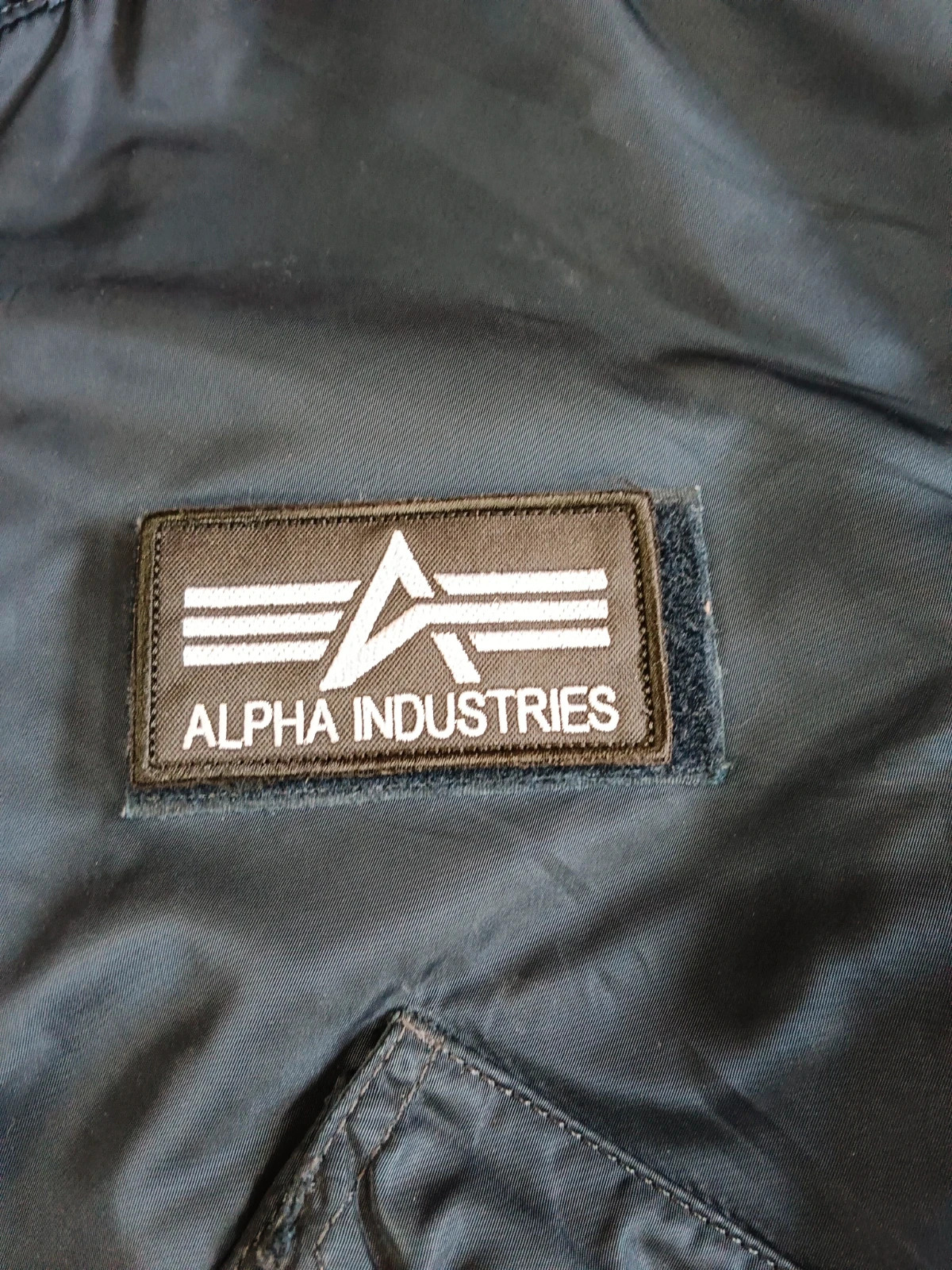 Alpha Industries - Vintage Bomber Jacket - Navy Blue - Size Large – Alpha Industries – taille L 4