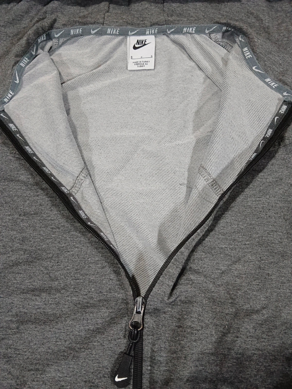 Nike - Tech Fleece Full Zip Hoodie - Dark Grey Heather - Sportswear - Size S – Nike – taille S 2
