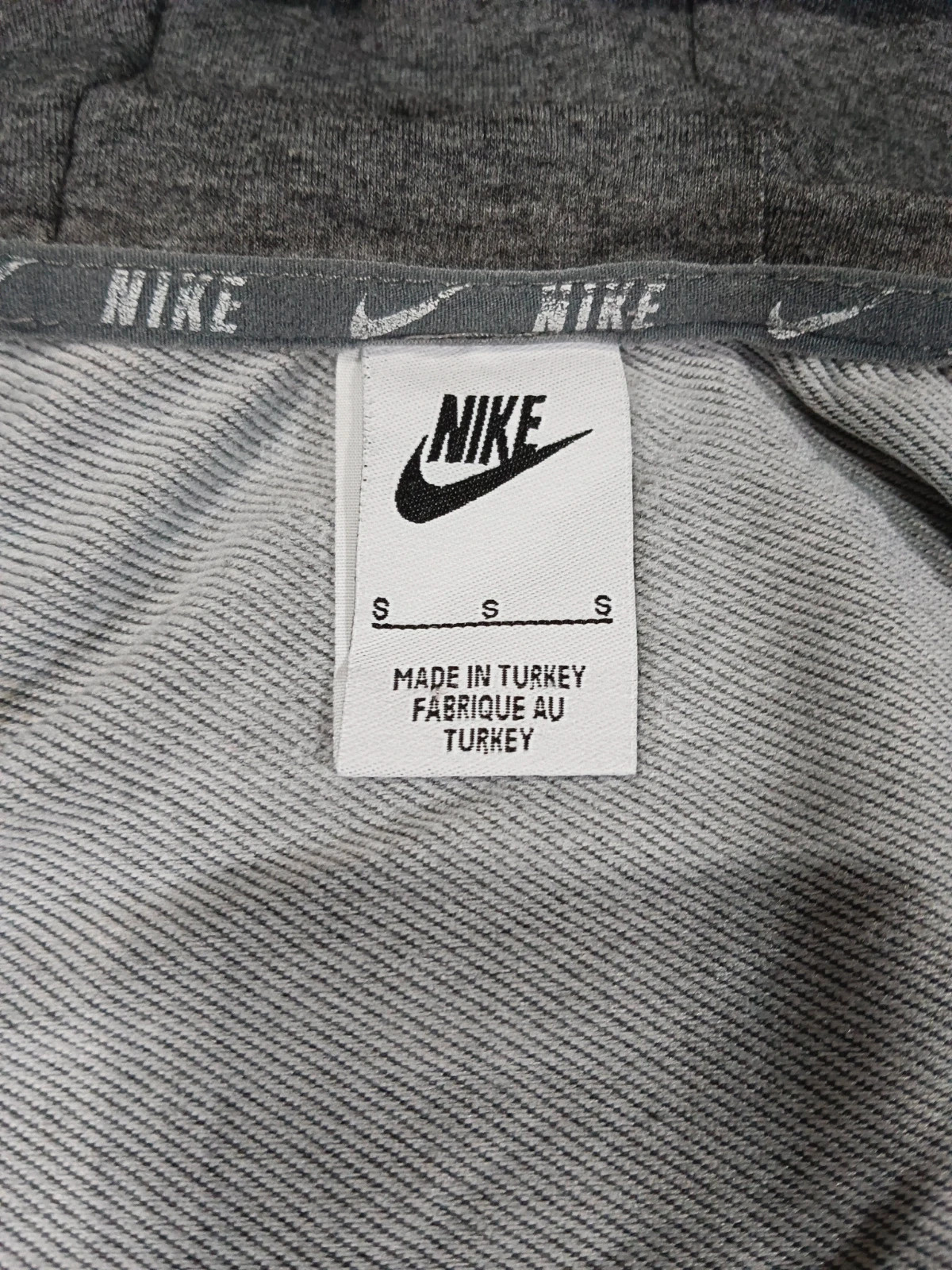 Nike - Tech Fleece Full Zip Hoodie - Dark Grey Heather - Sportswear - Size S – Nike – taille S 4
