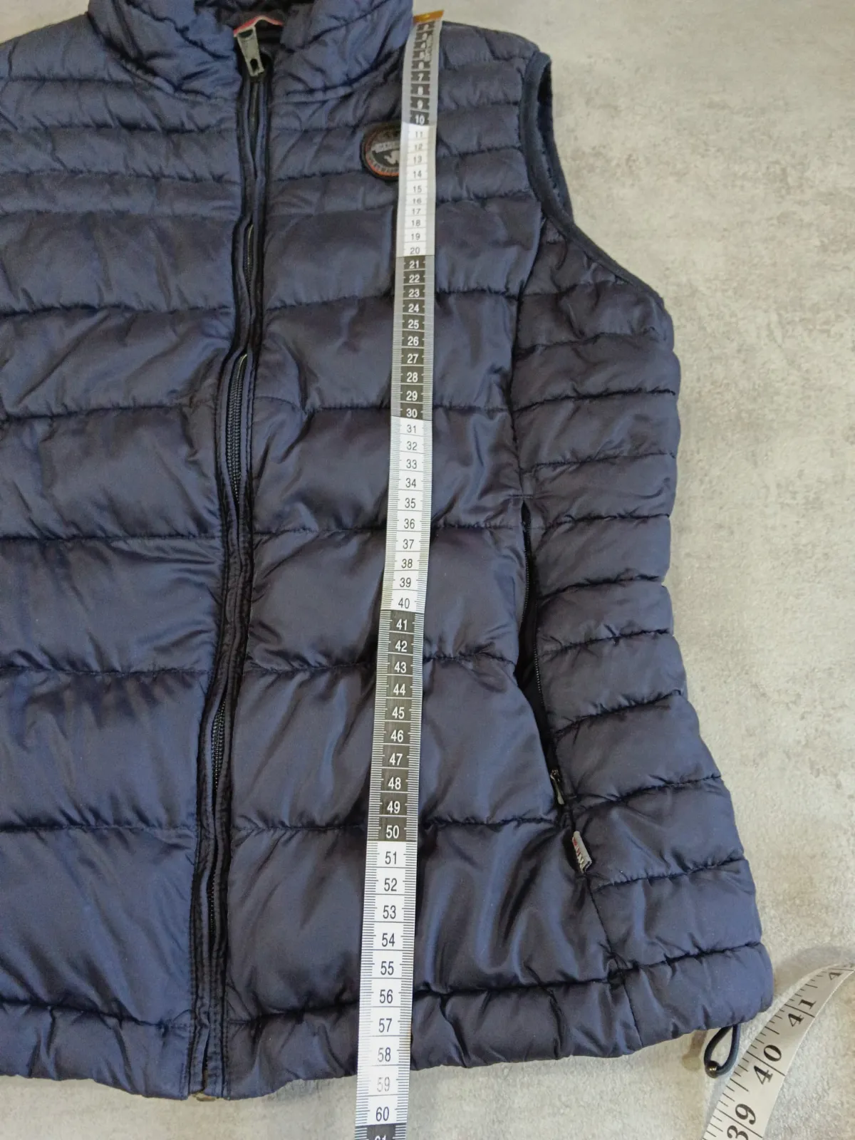 Napapijri - Puffer Vest Navy Blue Antarctic Research - Size M – Napapijri – taille M 8