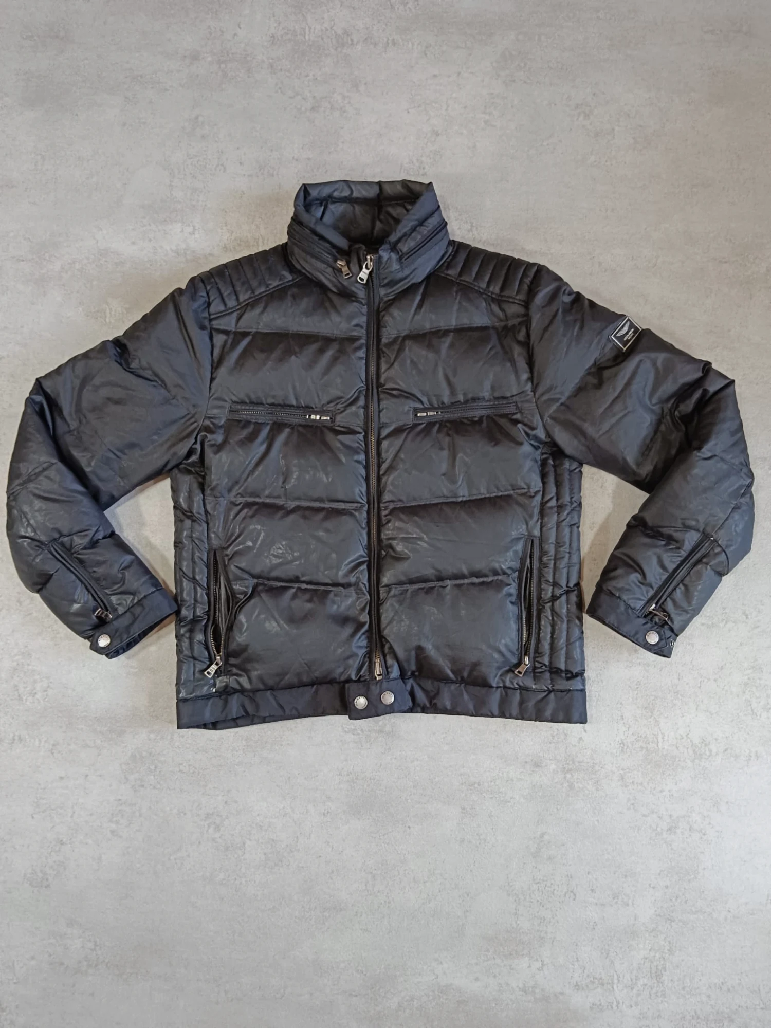 Hackett x Aston Martin Racing - Puffer Jacket - Black - Size XL – Hackett London – taille XL