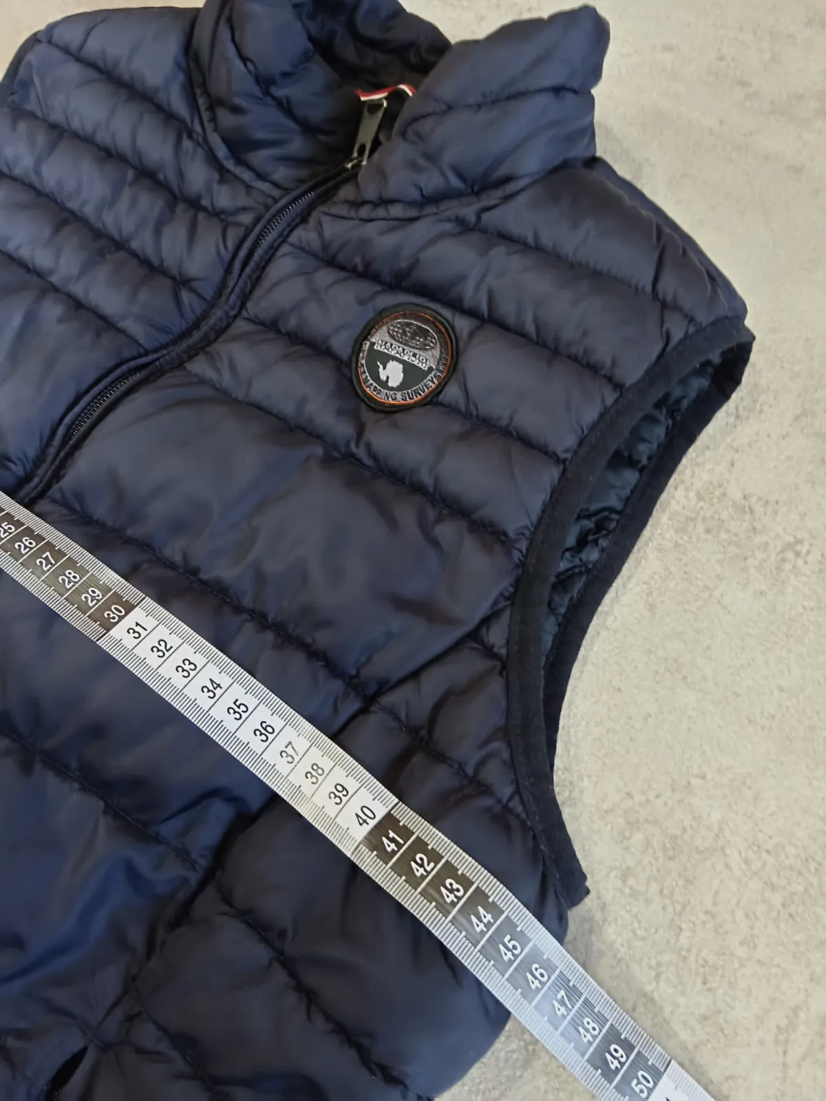 Napapijri - Puffer Vest Navy Blue Antarctic Research - Size M – Napapijri – taille M 7