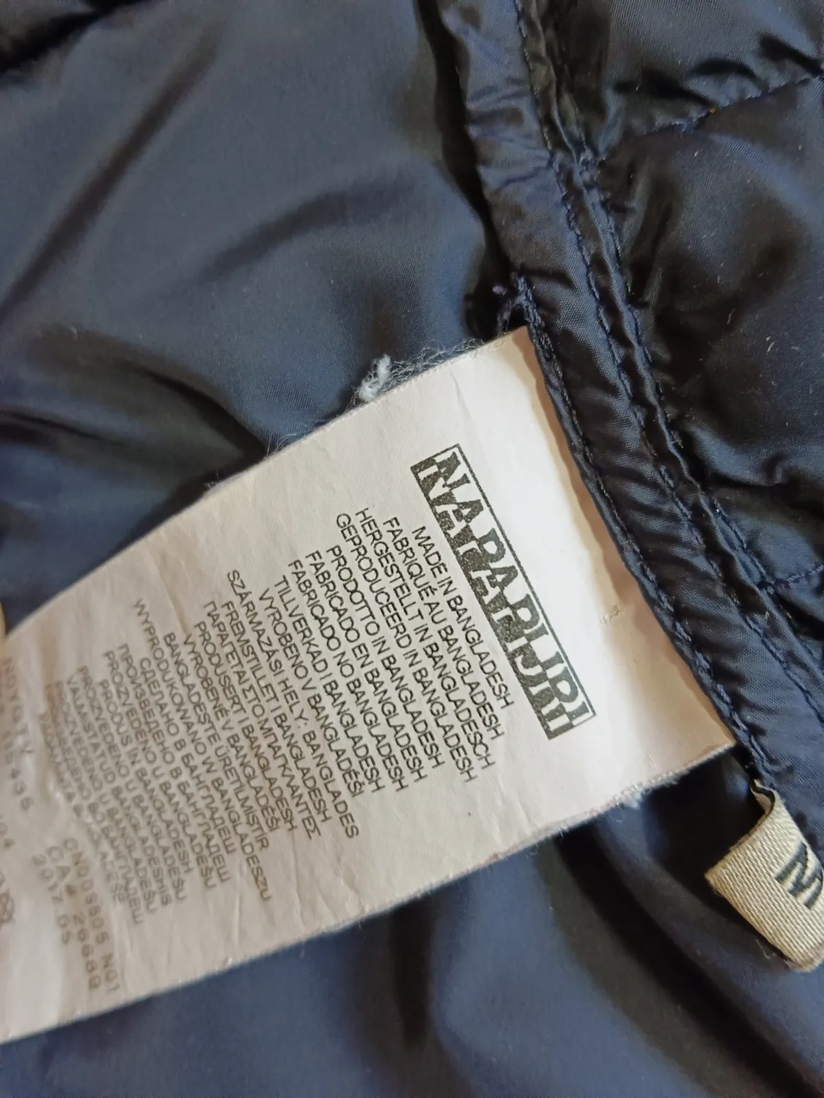 Napapijri - Puffer Vest Navy Blue Antarctic Research - Size M – Napapijri – taille M 6